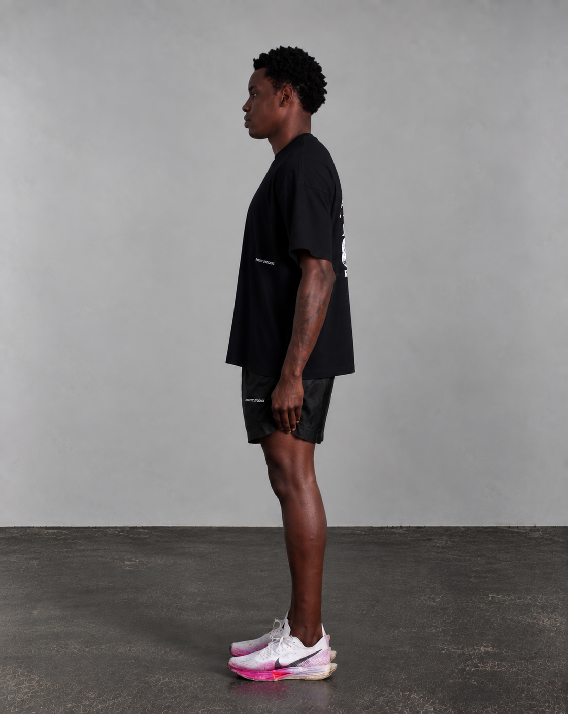 Athletic Tee Tech Modal Black