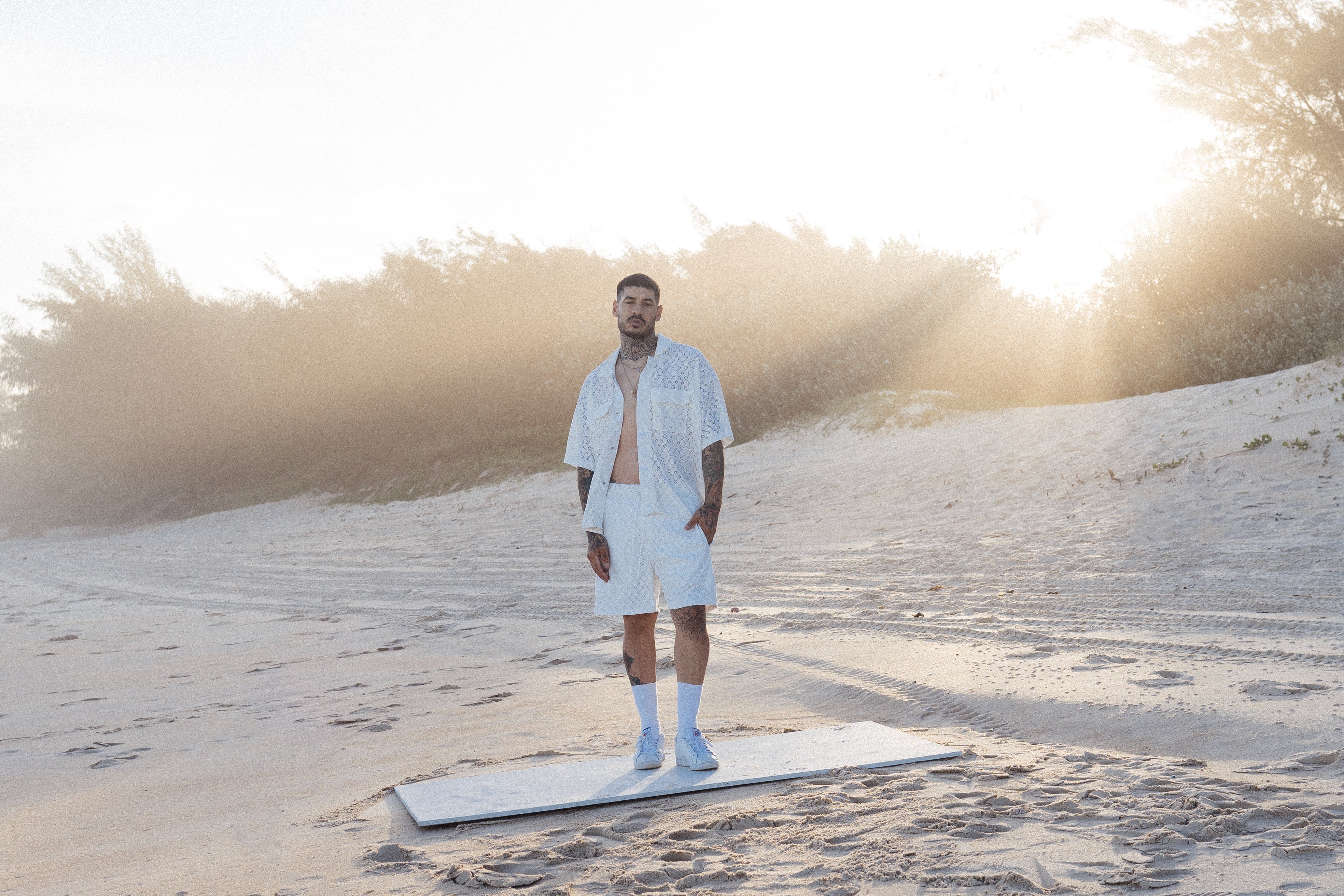 Beehive Shorts E`C. - Off White