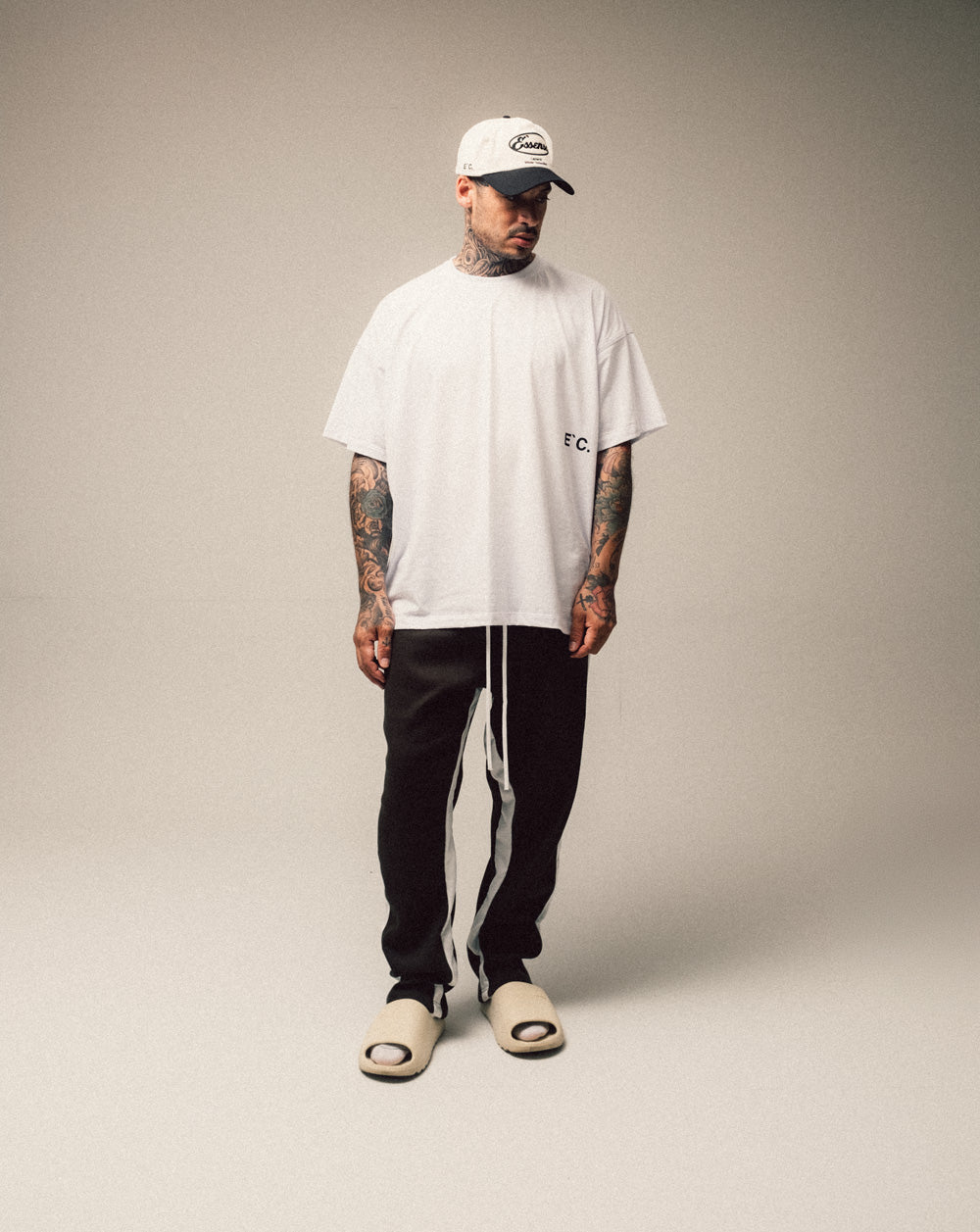 New Old T-shirt Oversized E`C. - White