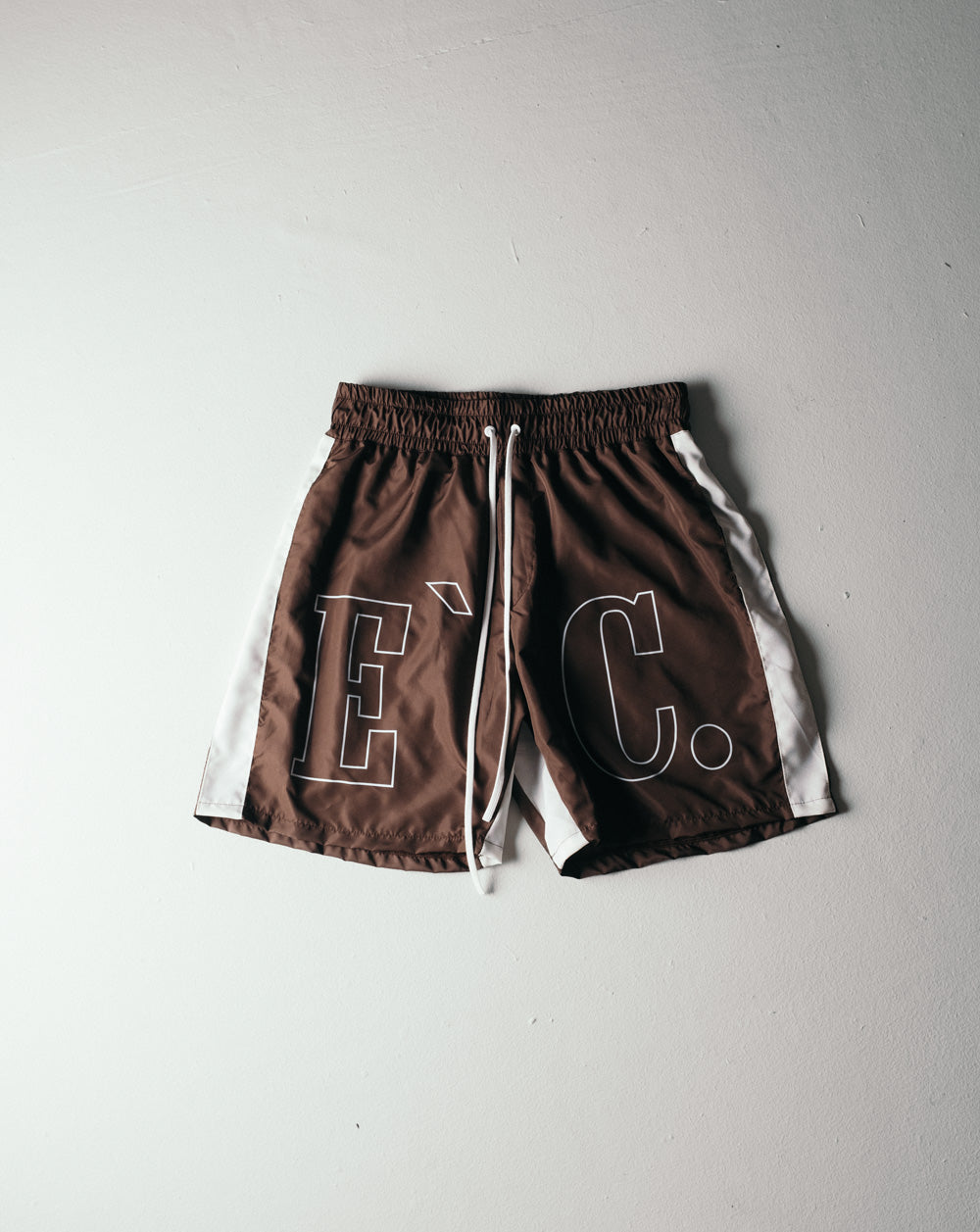 Logo Shorts E`C. - Brown