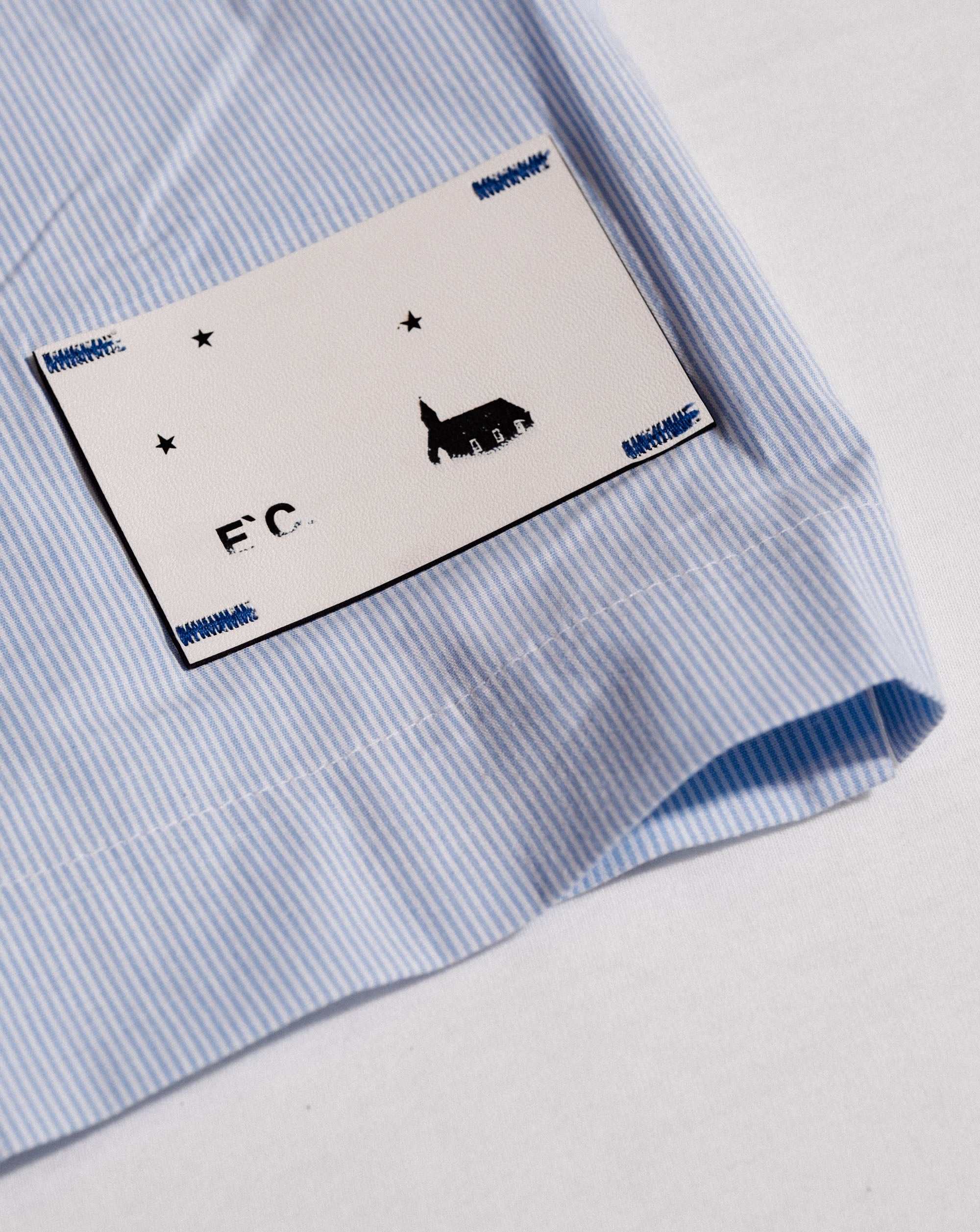 Stripped Shirt E`C. Blue