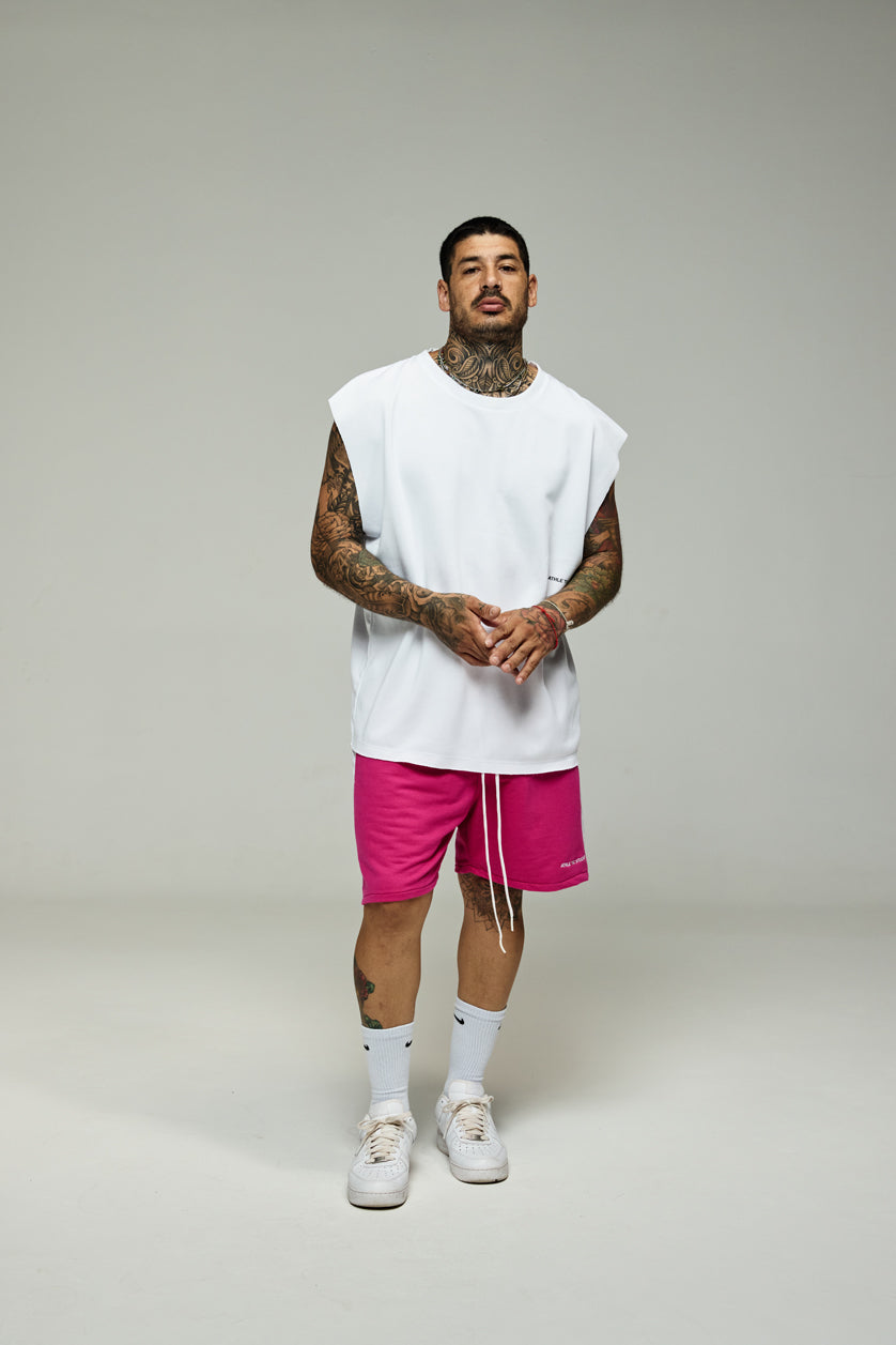 Shorts Moletom Pink A`S.