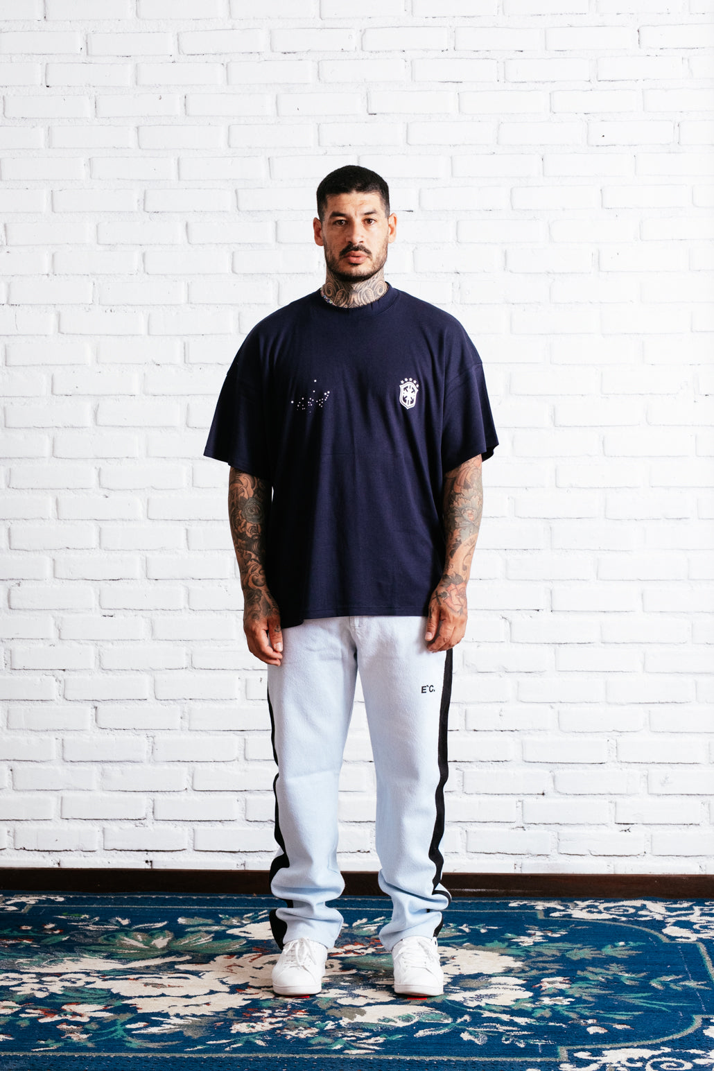 Brazil Over Tee Blue