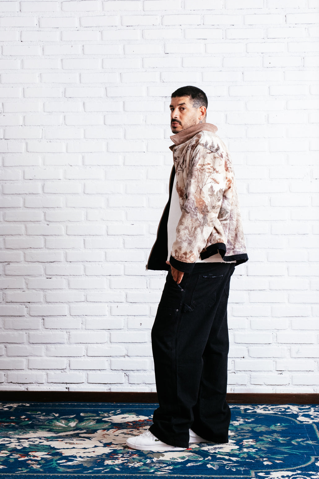 Double Face Jacket Cowboys E`C. Black