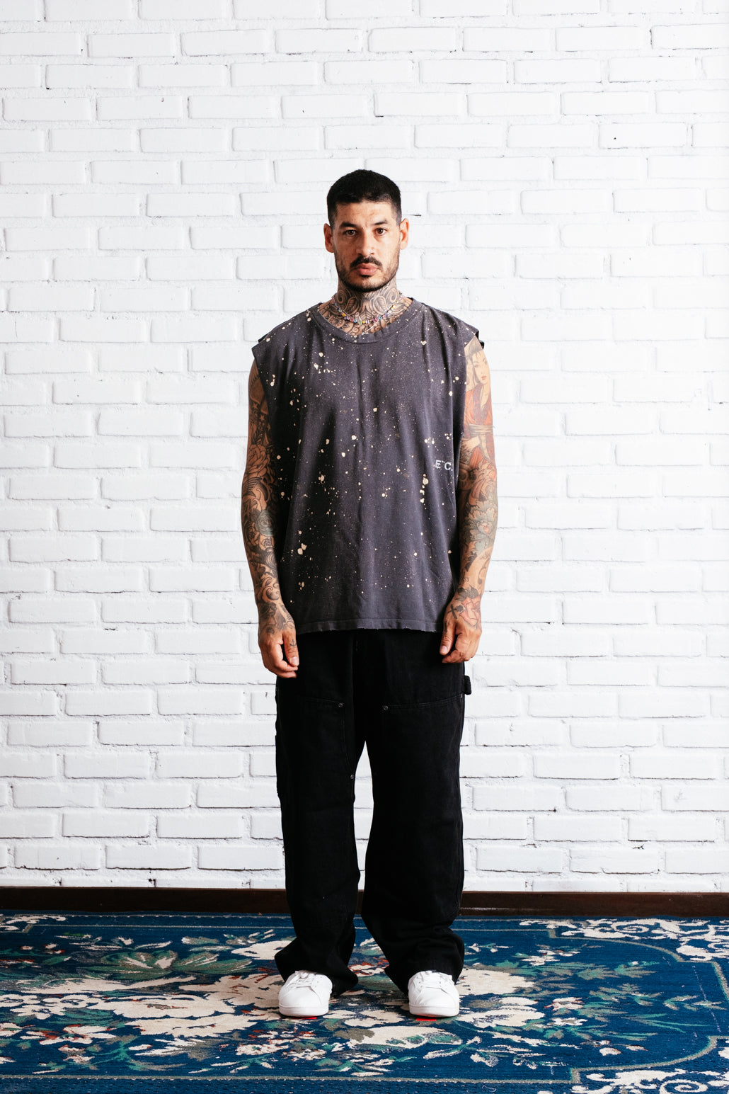 Destroyed Muscle Tank E`C. Gray