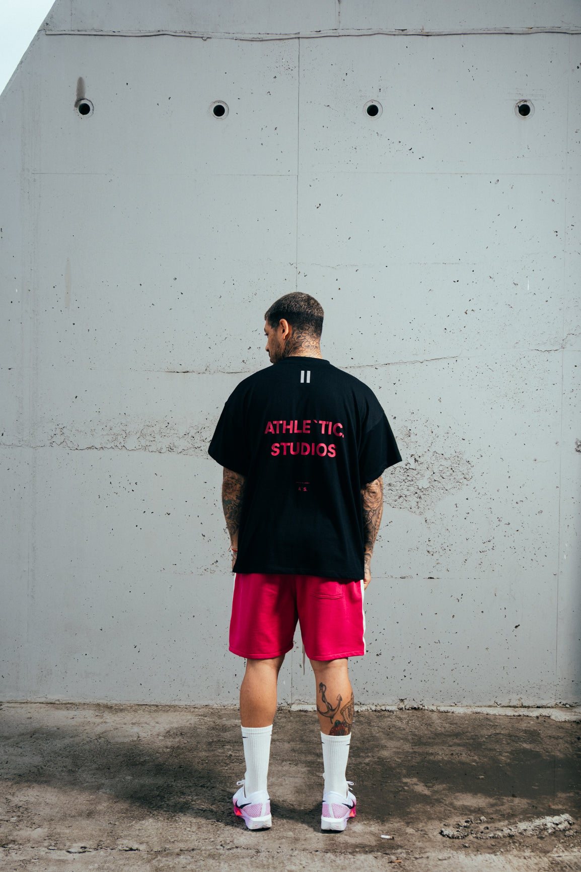 Shorts Moletom Pink A`S.