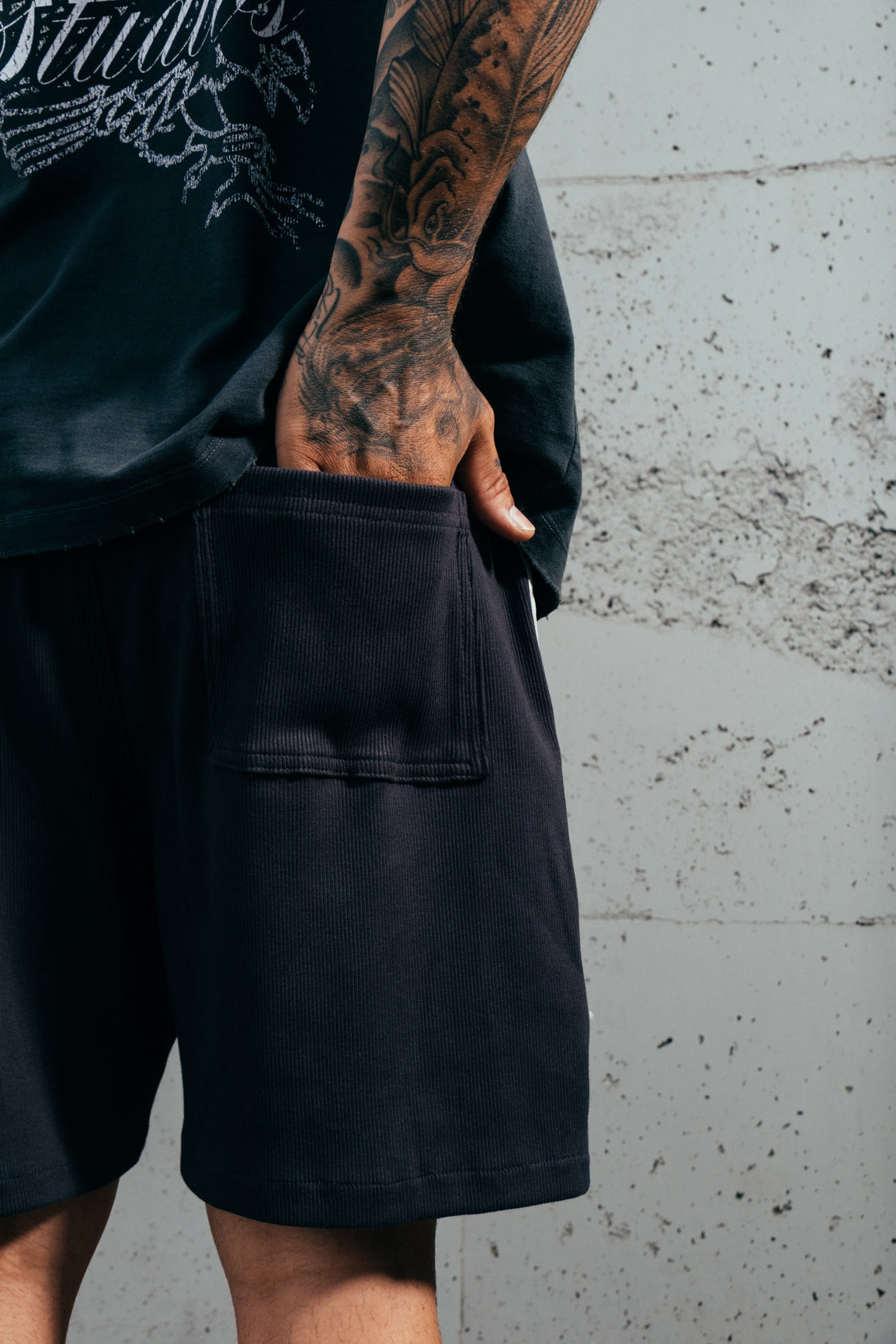 Shorts Ribana Cinza E`C.