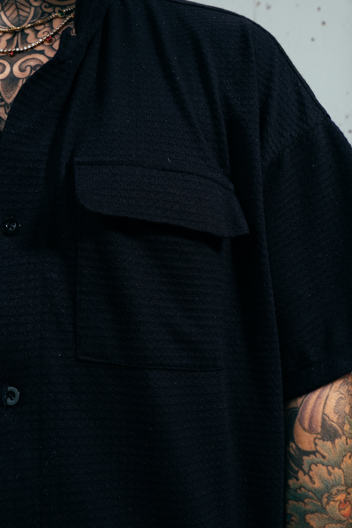 Camisa Tricô Preta E`C.