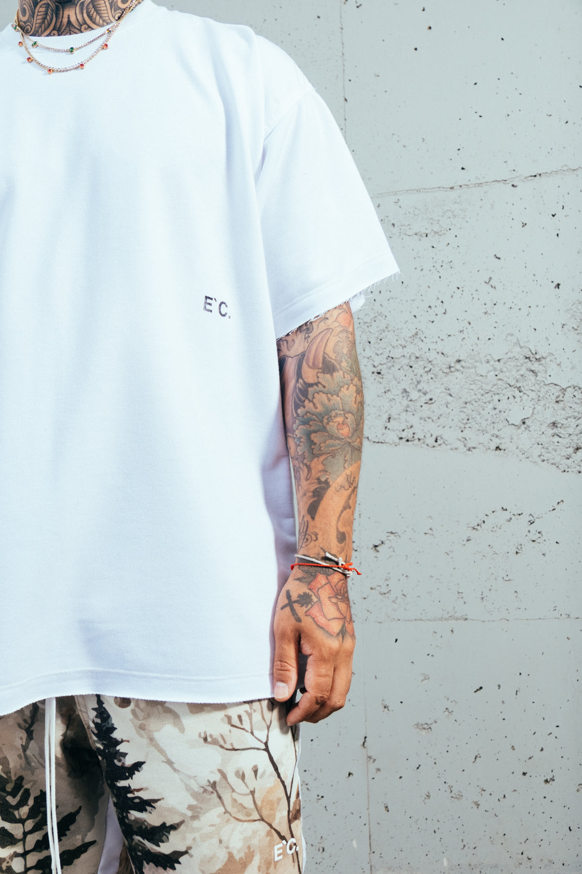 Camiseta Moletinho Branca E`C.