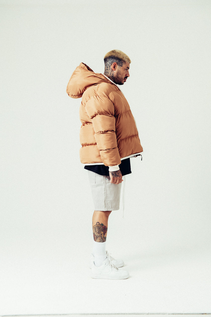 Secret Puffer Jacket Camel