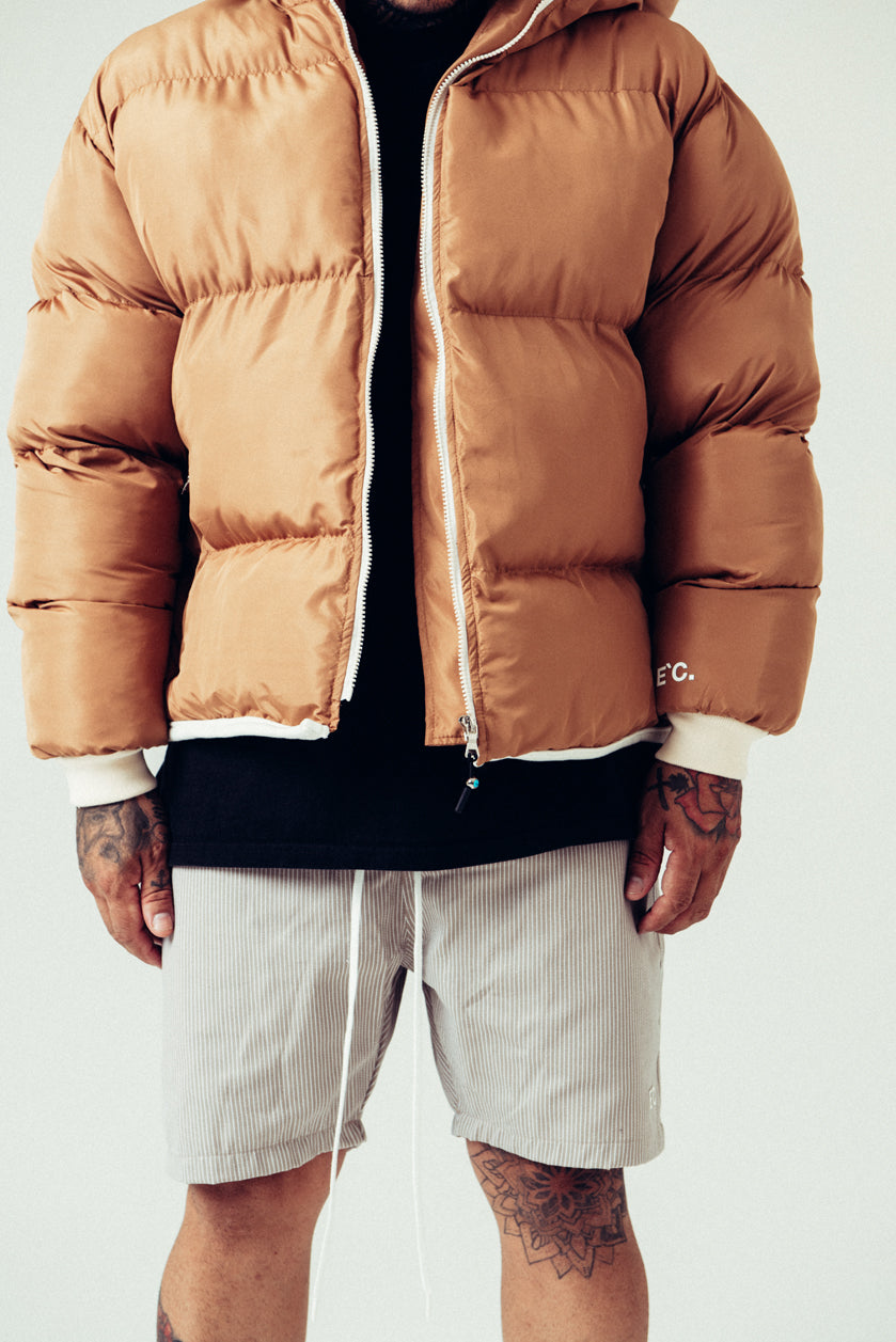 Secret Puffer Jacket Camel