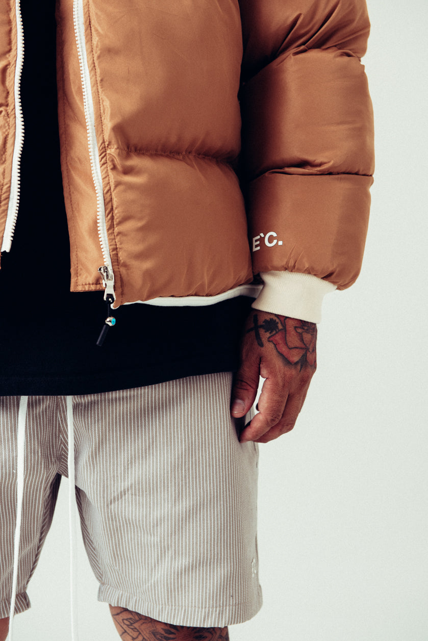 Secret Puffer Jacket Camel