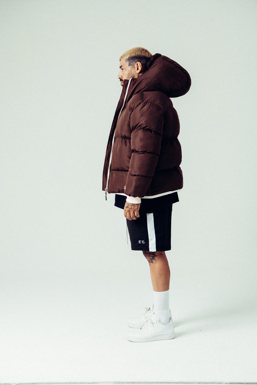 Secret Puffer Jacket Brown