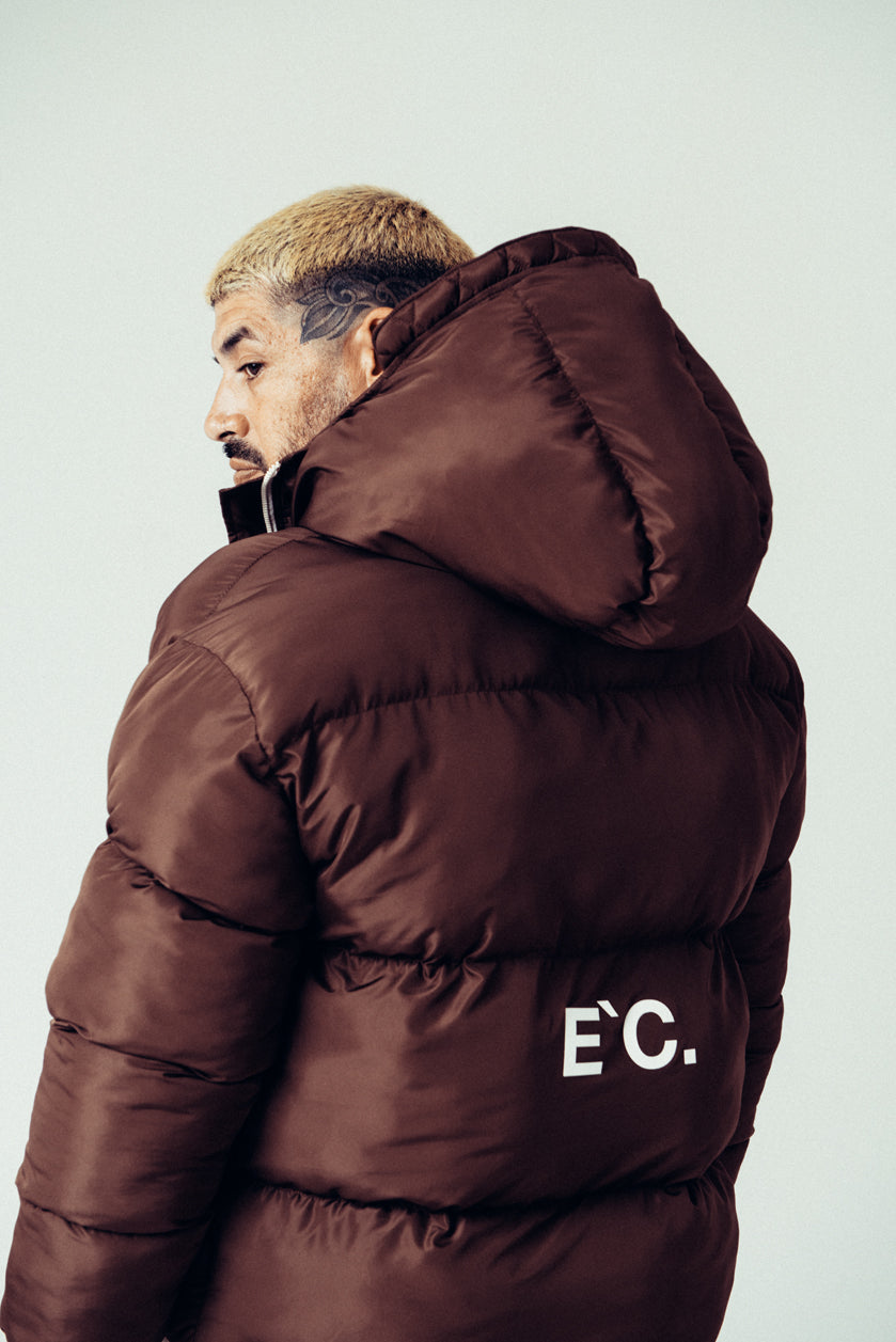 Secret Puffer Jacket Brown