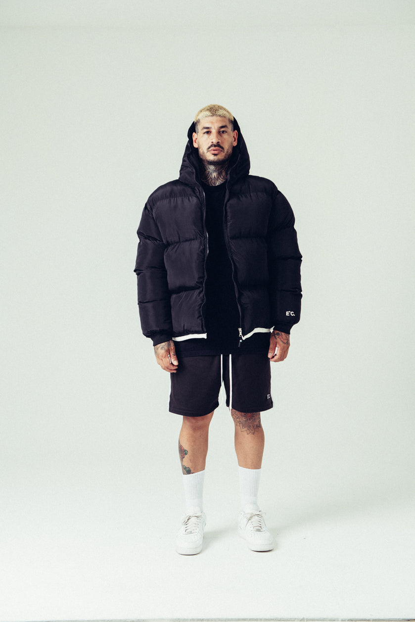 Secret Puffer Jacket Black