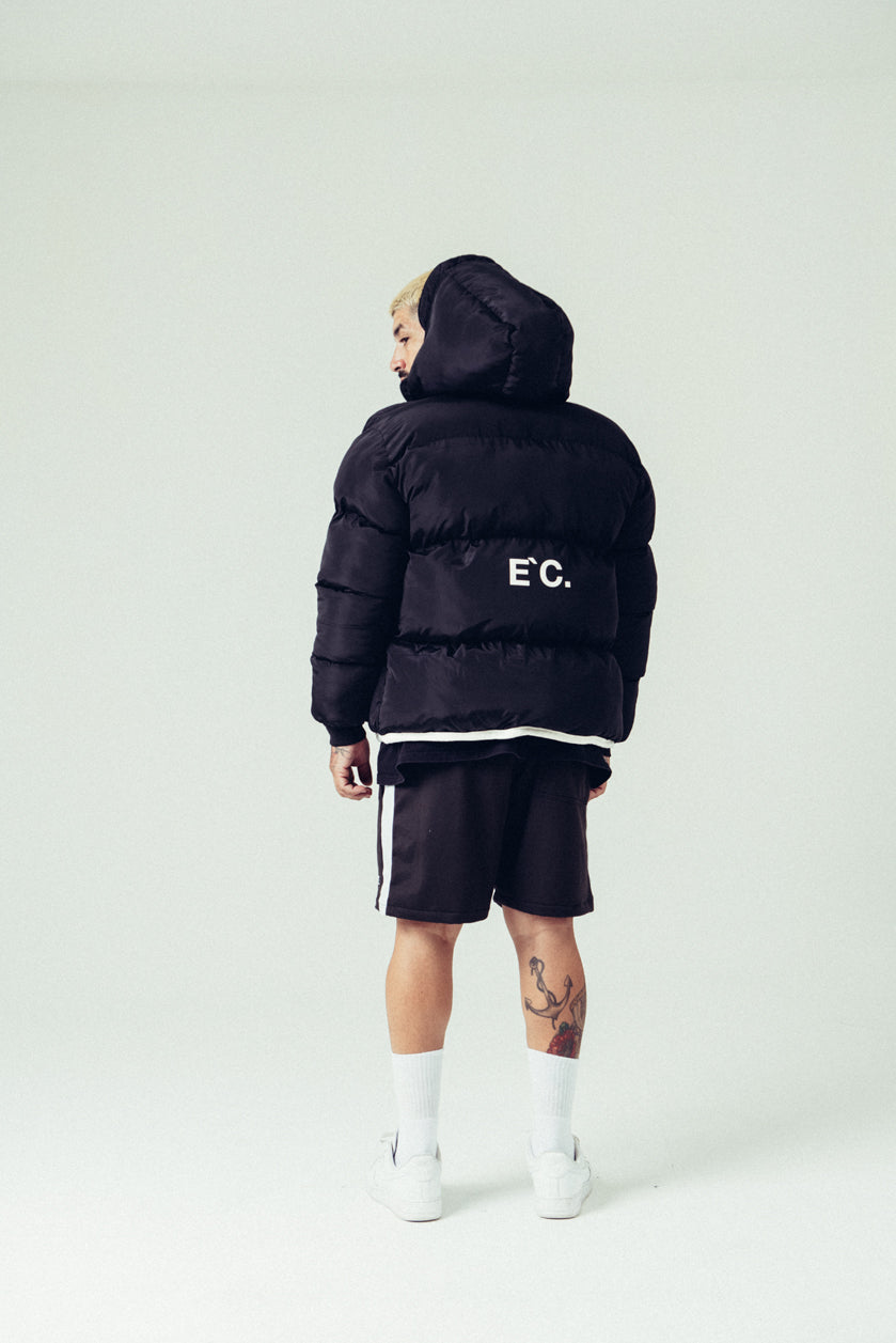 Secret Puffer Jacket Black