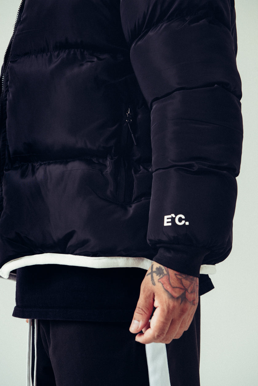 Secret Puffer Jacket Black