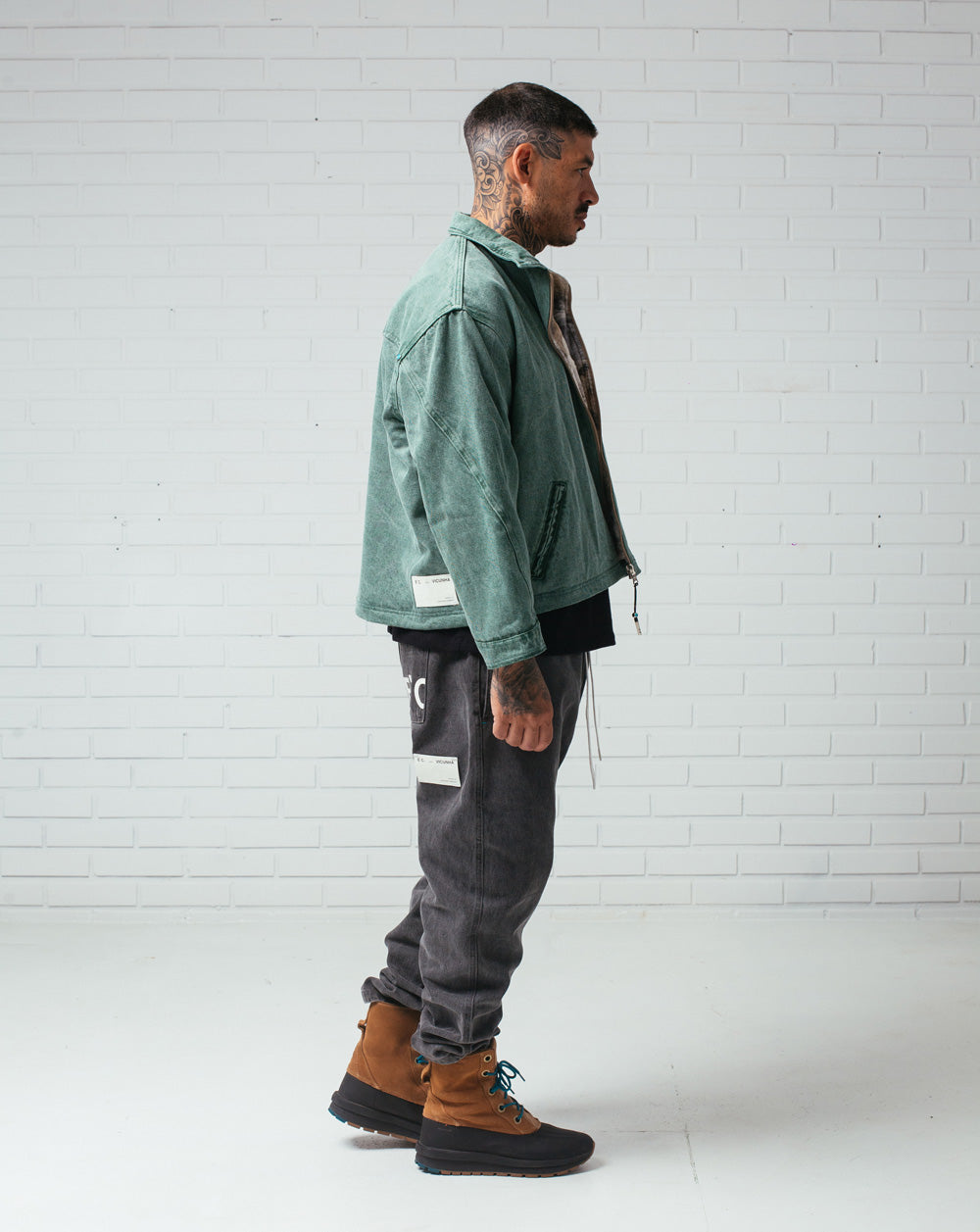Double Face Jacket Green / Camo
