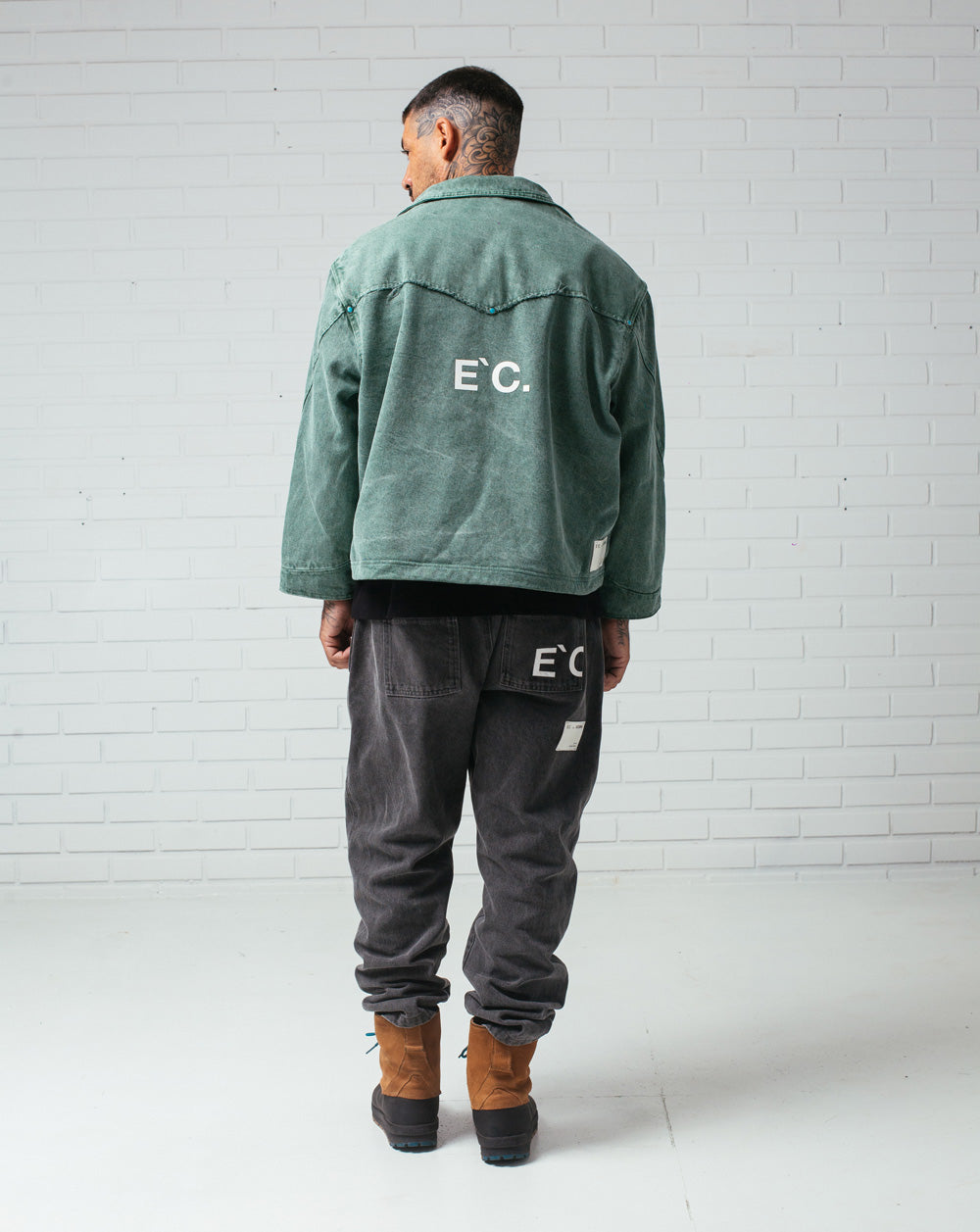 Double Face Jacket Green / Camo