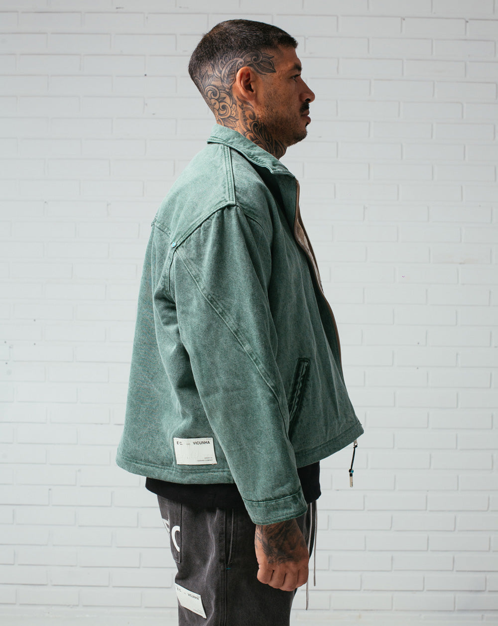 Double Face Jacket Green / Camo
