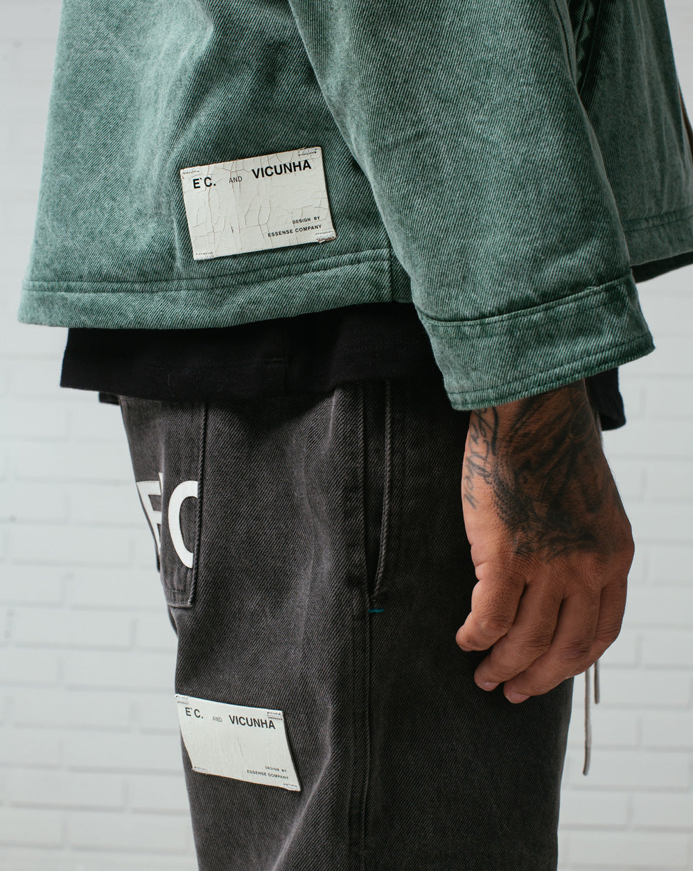 Double Face Jacket Green / Camo