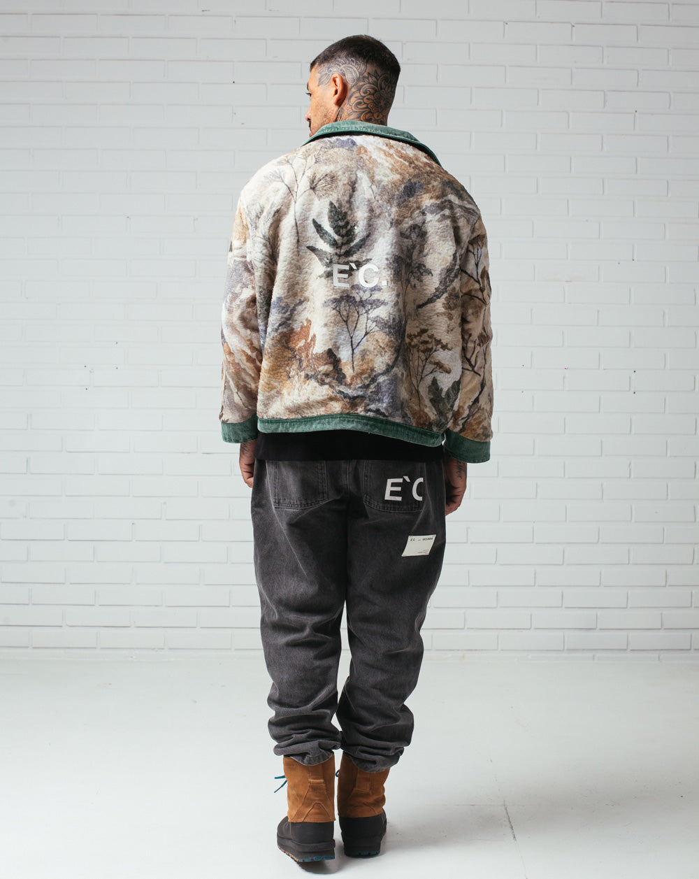 Double Face Jacket Green / Camo