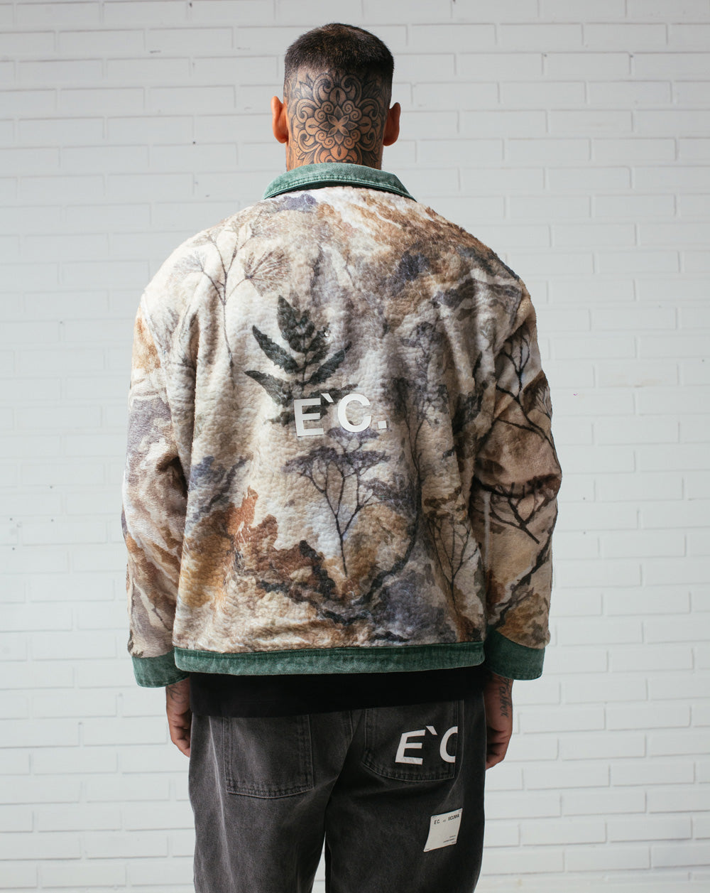Double Face Jacket Green / Camo