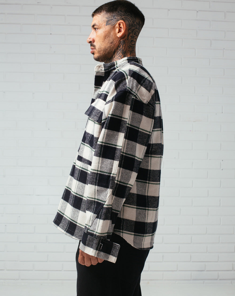 Half Button Shirt Chess