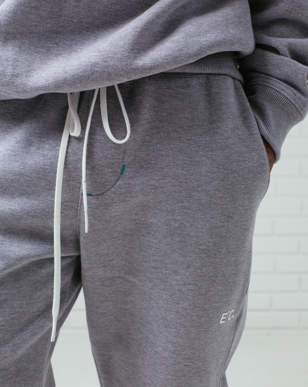 Button Sweatpants Gray