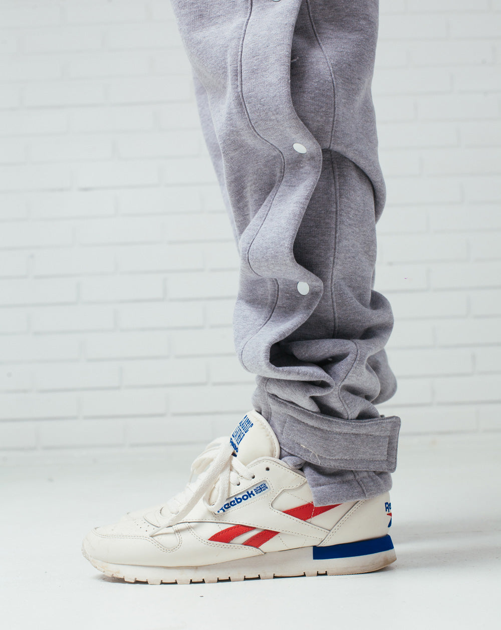 Button Sweatpants Gray