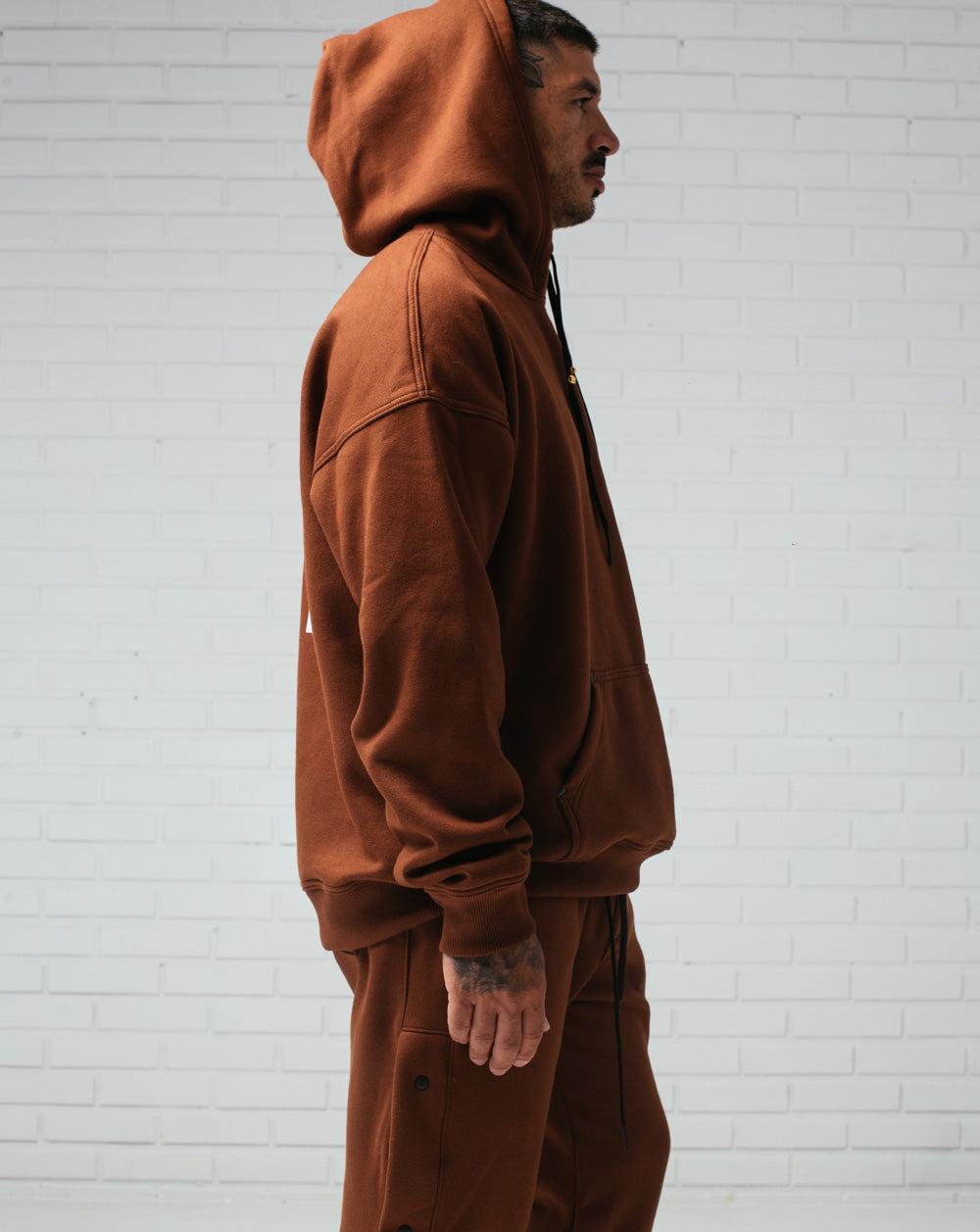 Hoodie Sweatshirt Brown