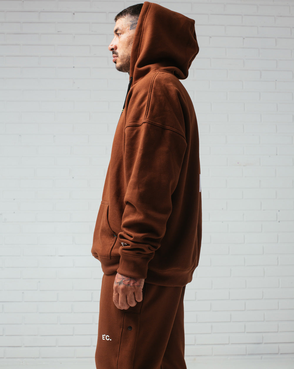 Hoodie Sweatshirt Brown