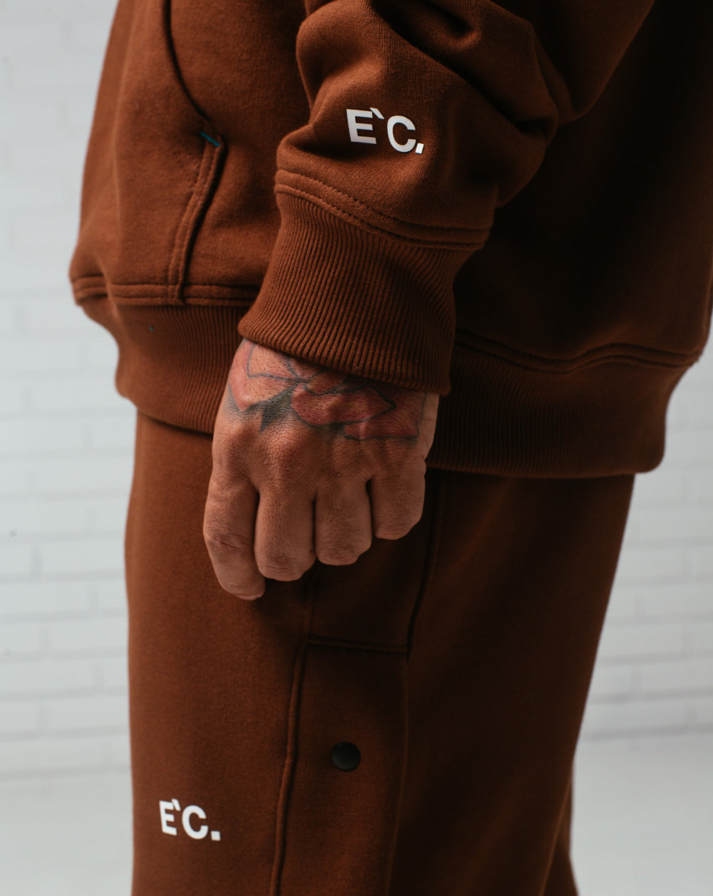Hoodie Sweatshirt Brown