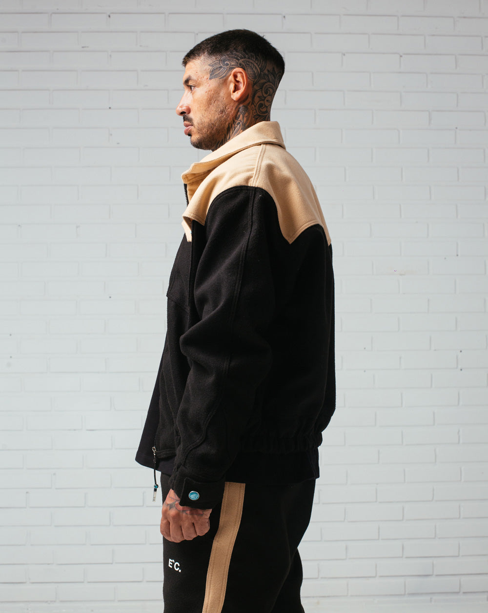 Jacket Yellowstone Black / Camel