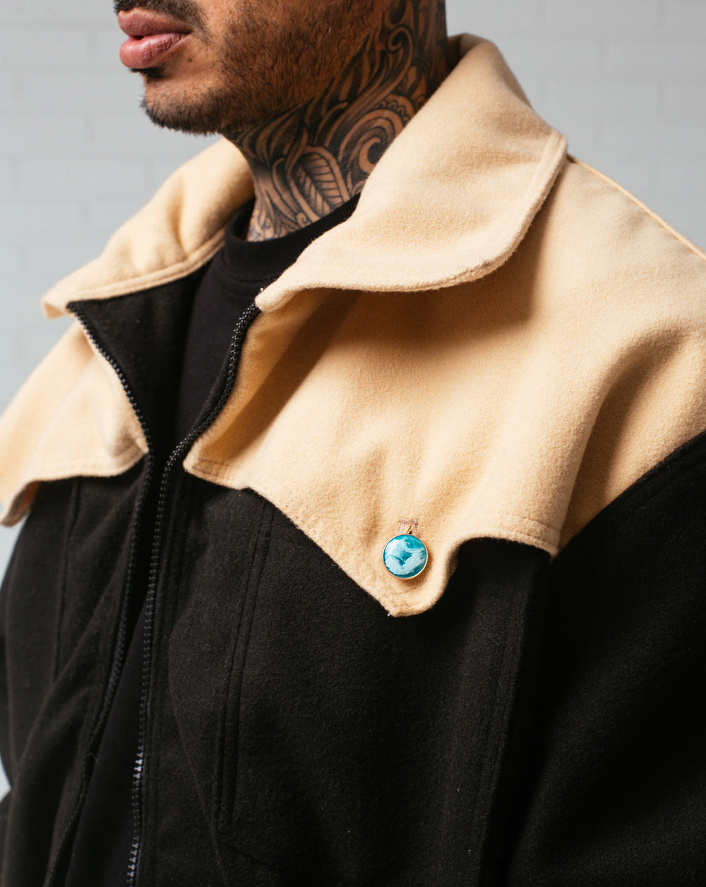 Jacket Yellowstone Black / Camel
