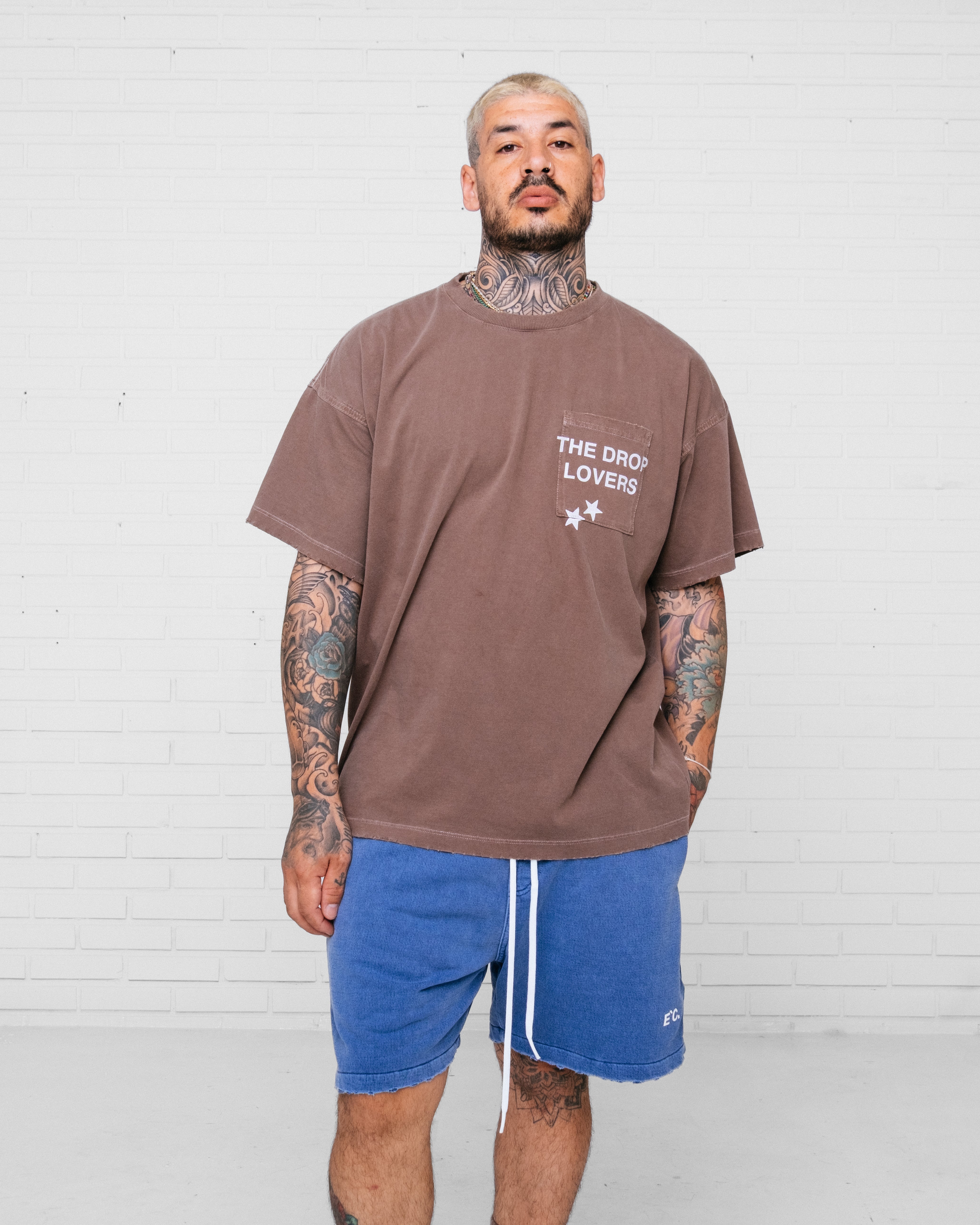 Washed Tee Brown