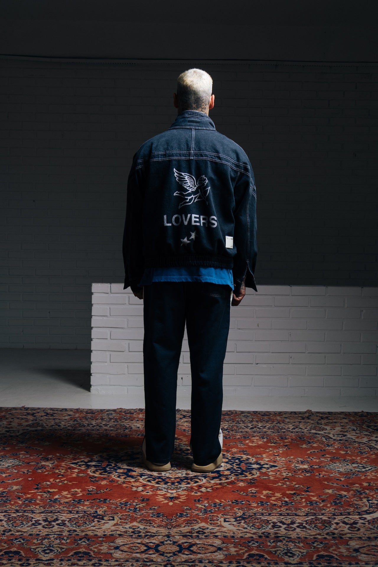 Trucker Jacket Washed Black