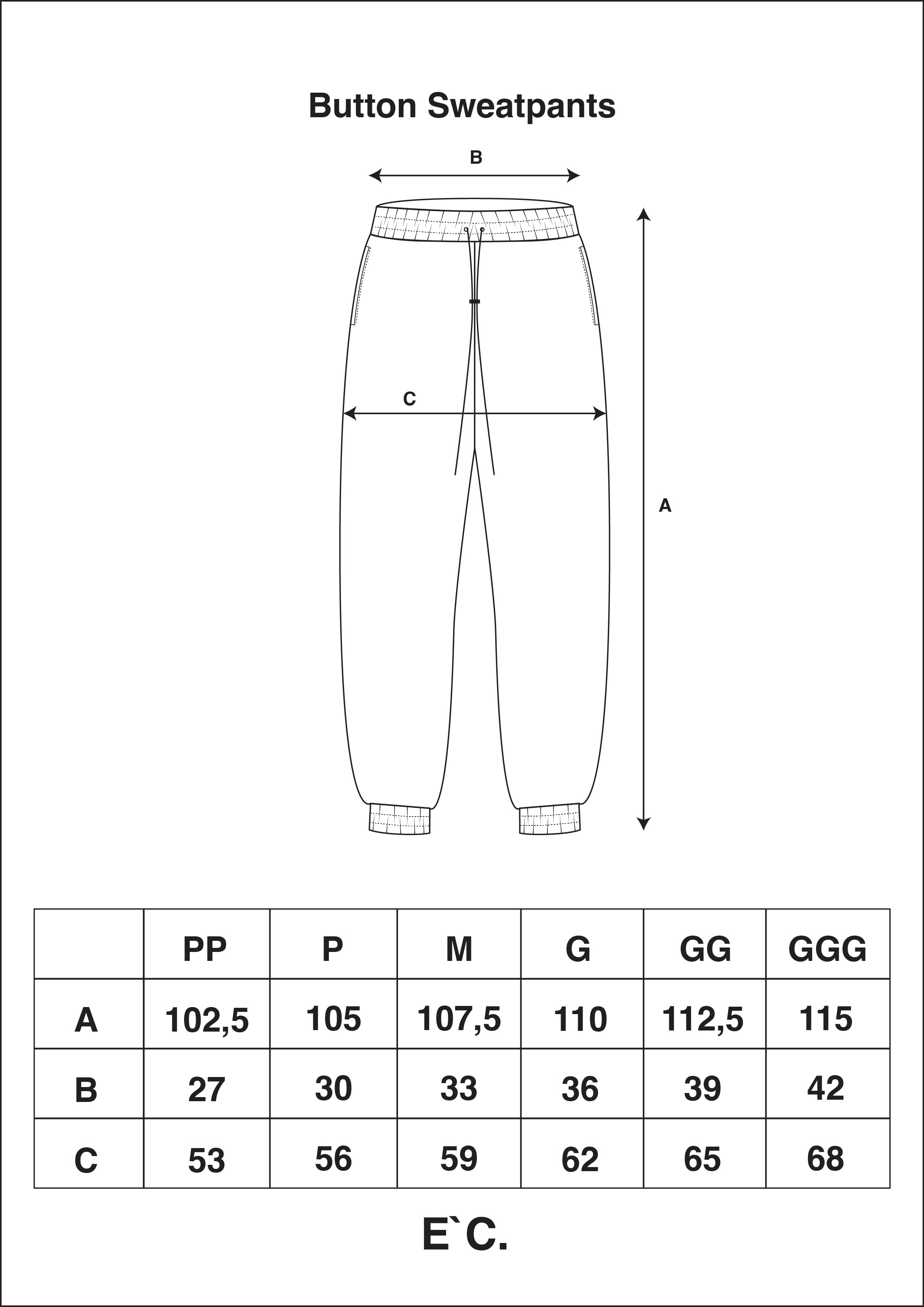 Button Sweatpants Gray