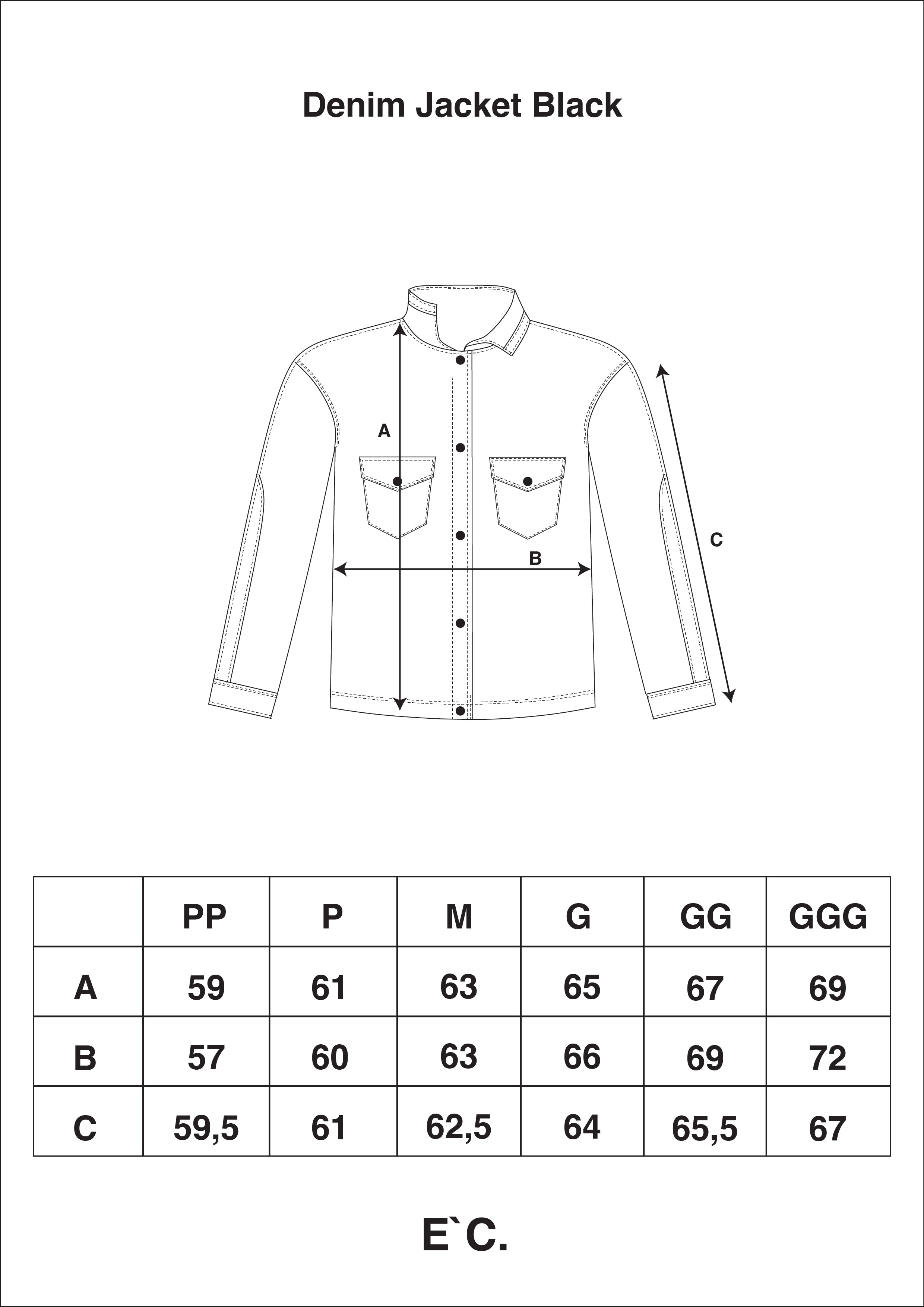 Jacket Jeans Black