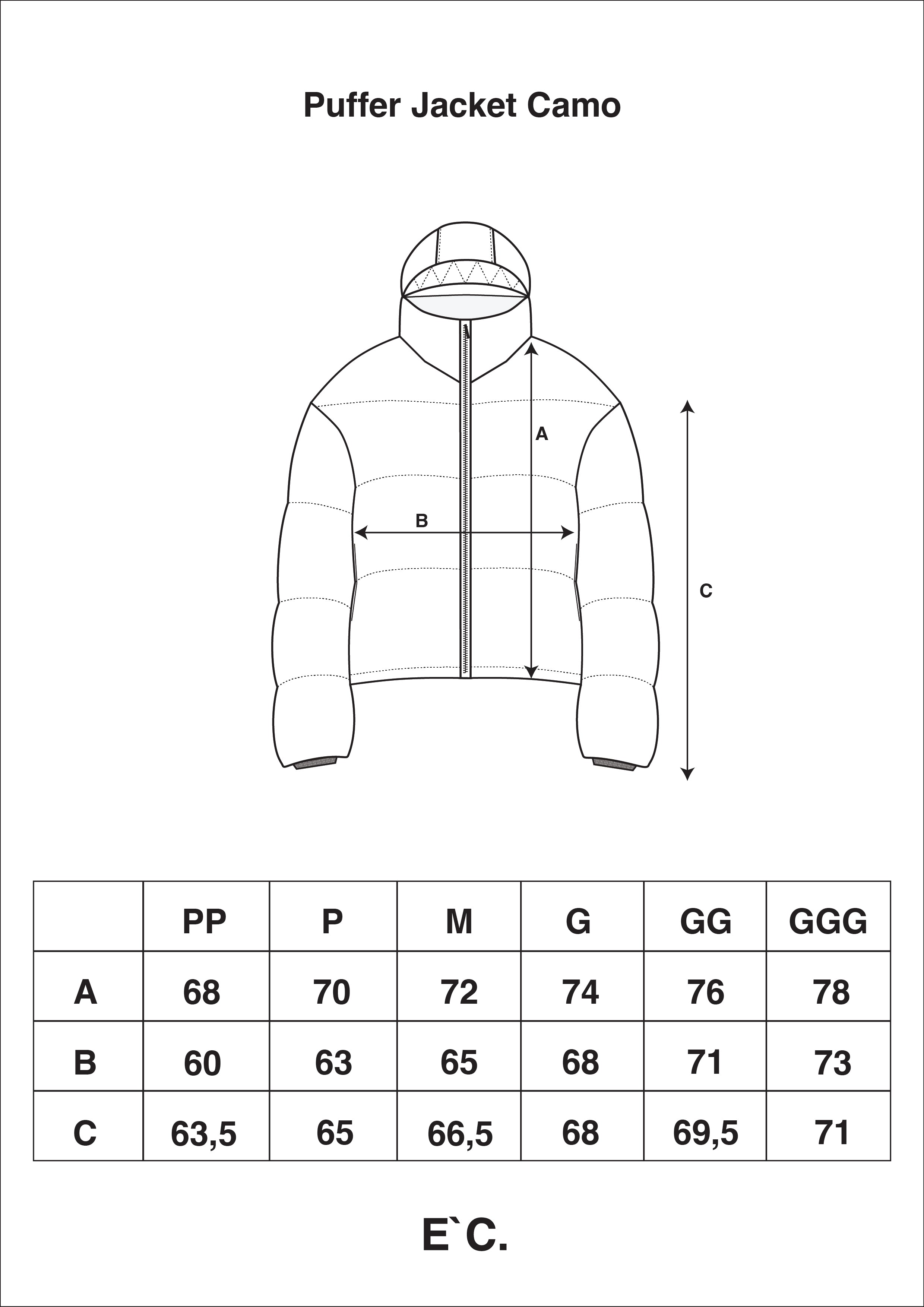 Puffer Jacket Camo