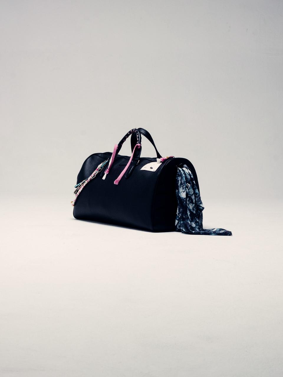 Leather Custom Bag E`C. Black