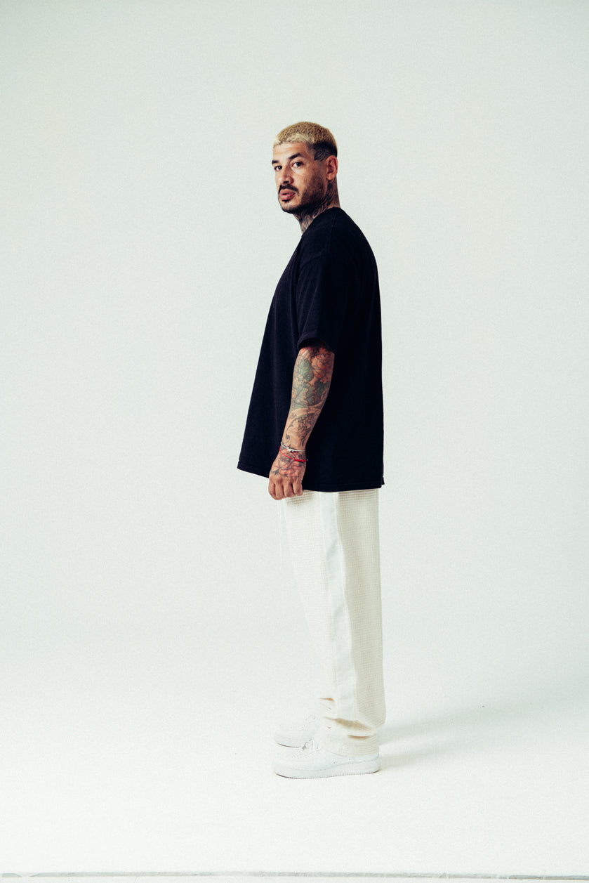 Waffle Pants Off White