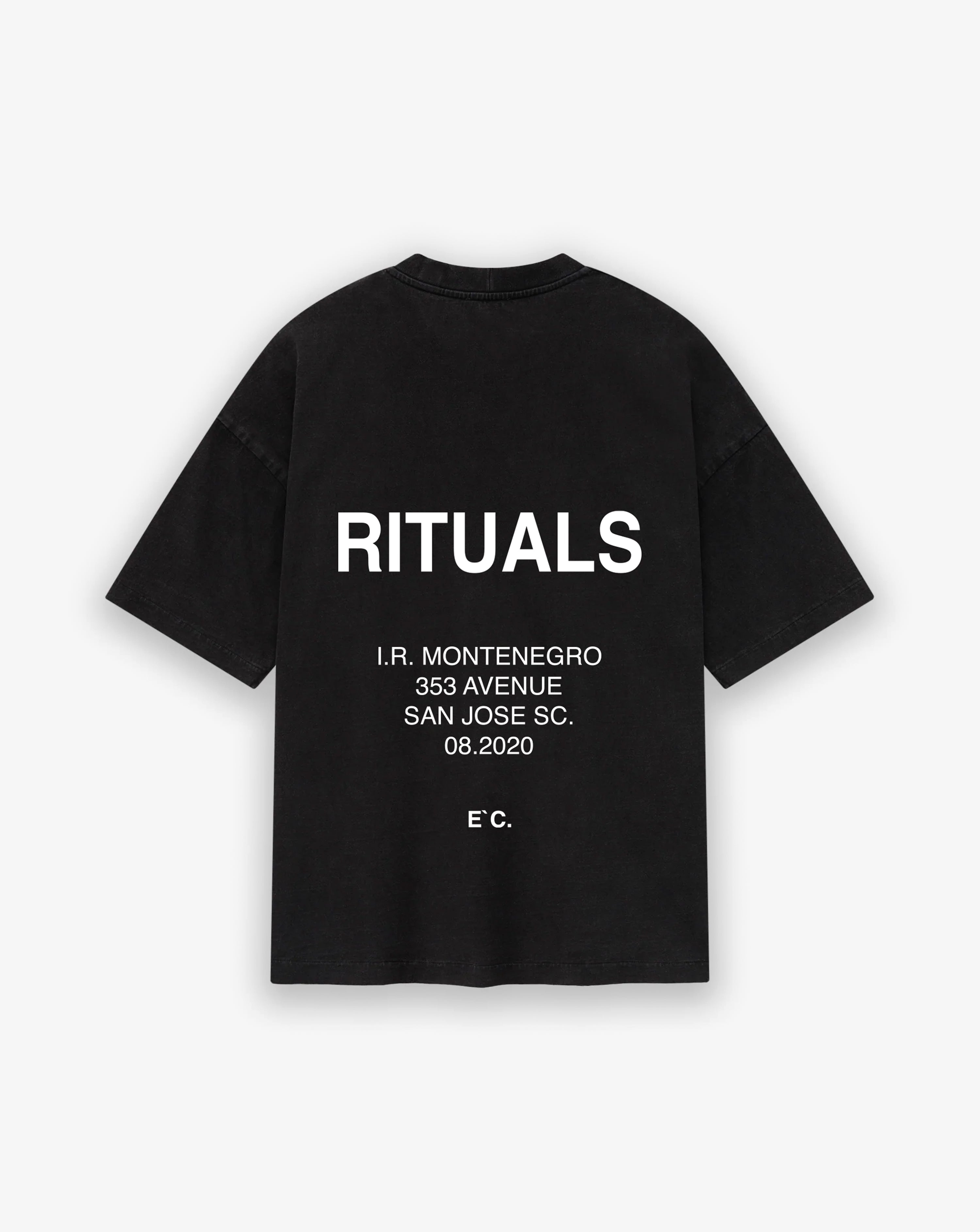 Camiseta Rituals E`C. - Preta
