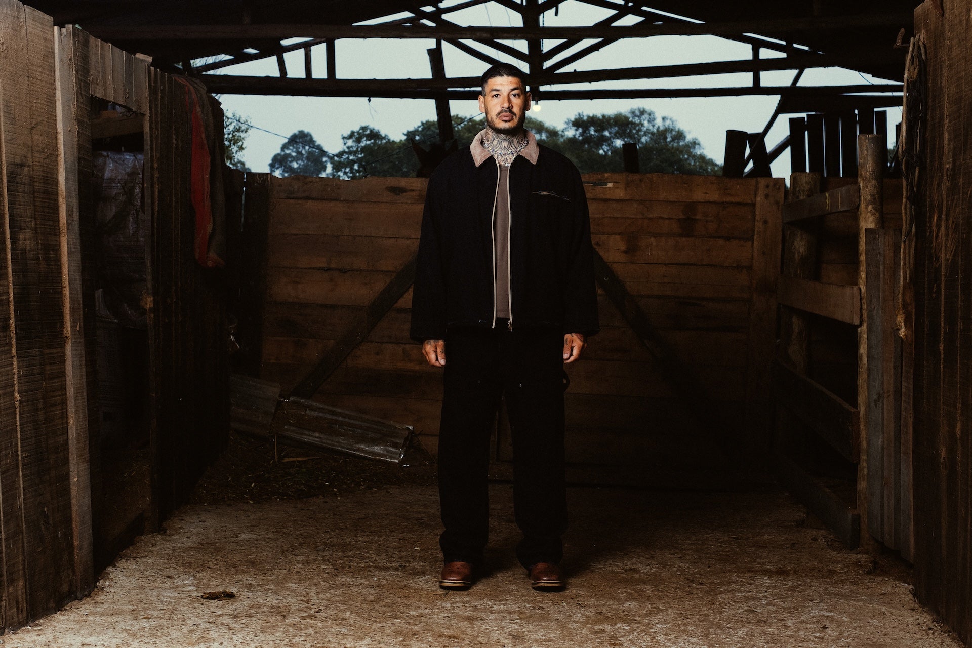 Double Face Jacket Cowboys E`C. Black
