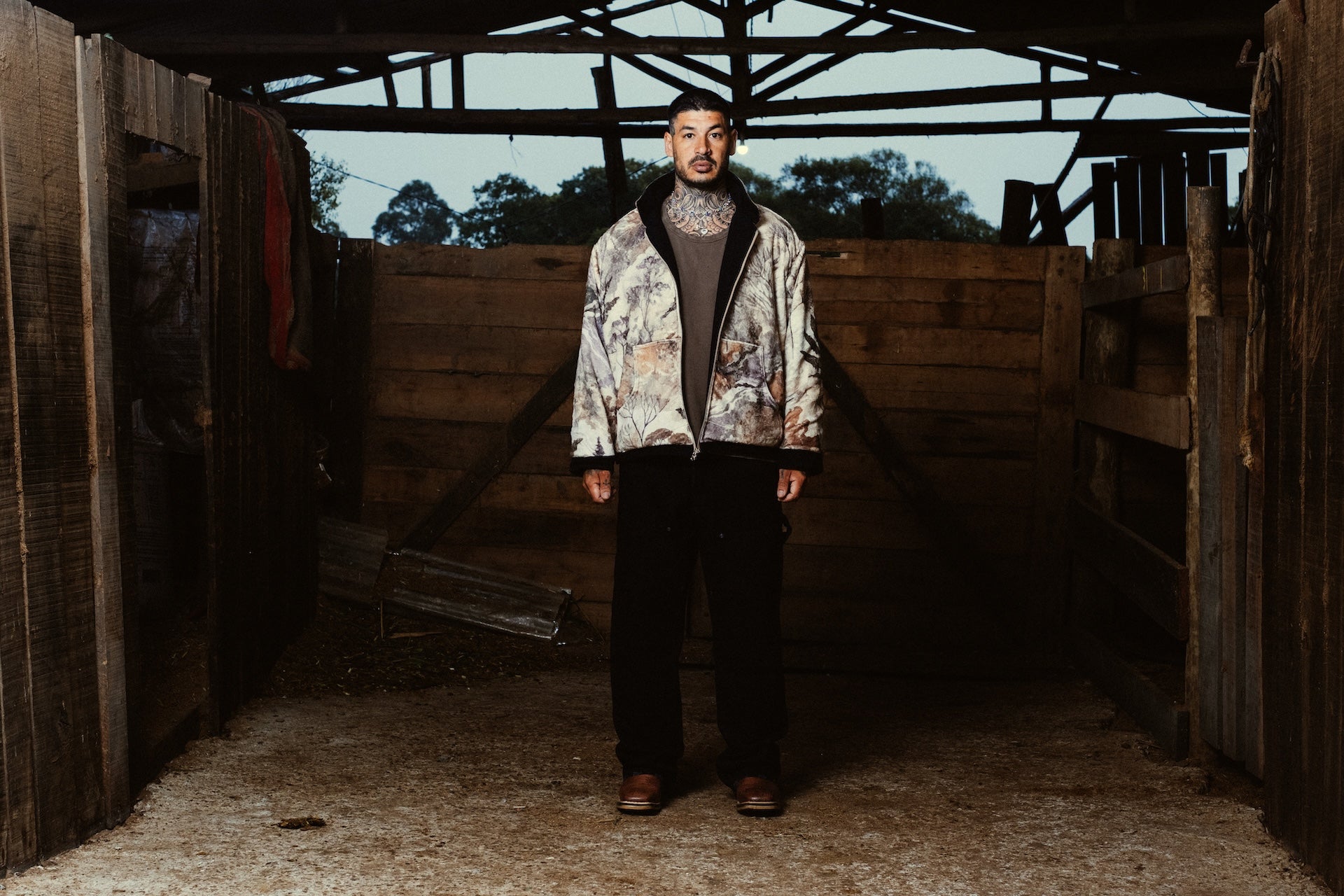 Double Face Jacket Cowboys E`C. Black