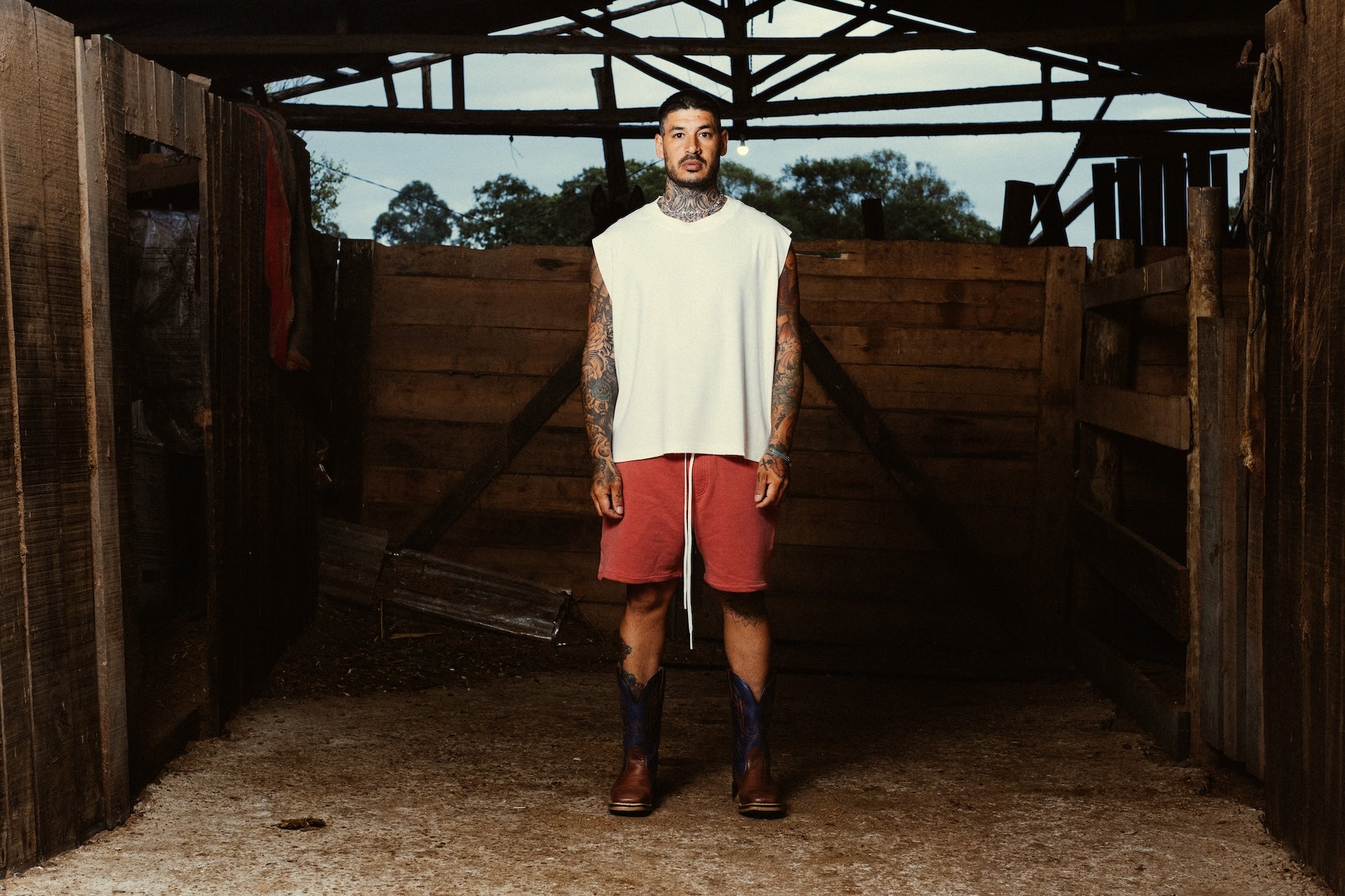 Sweatshort Old West E`C. Red