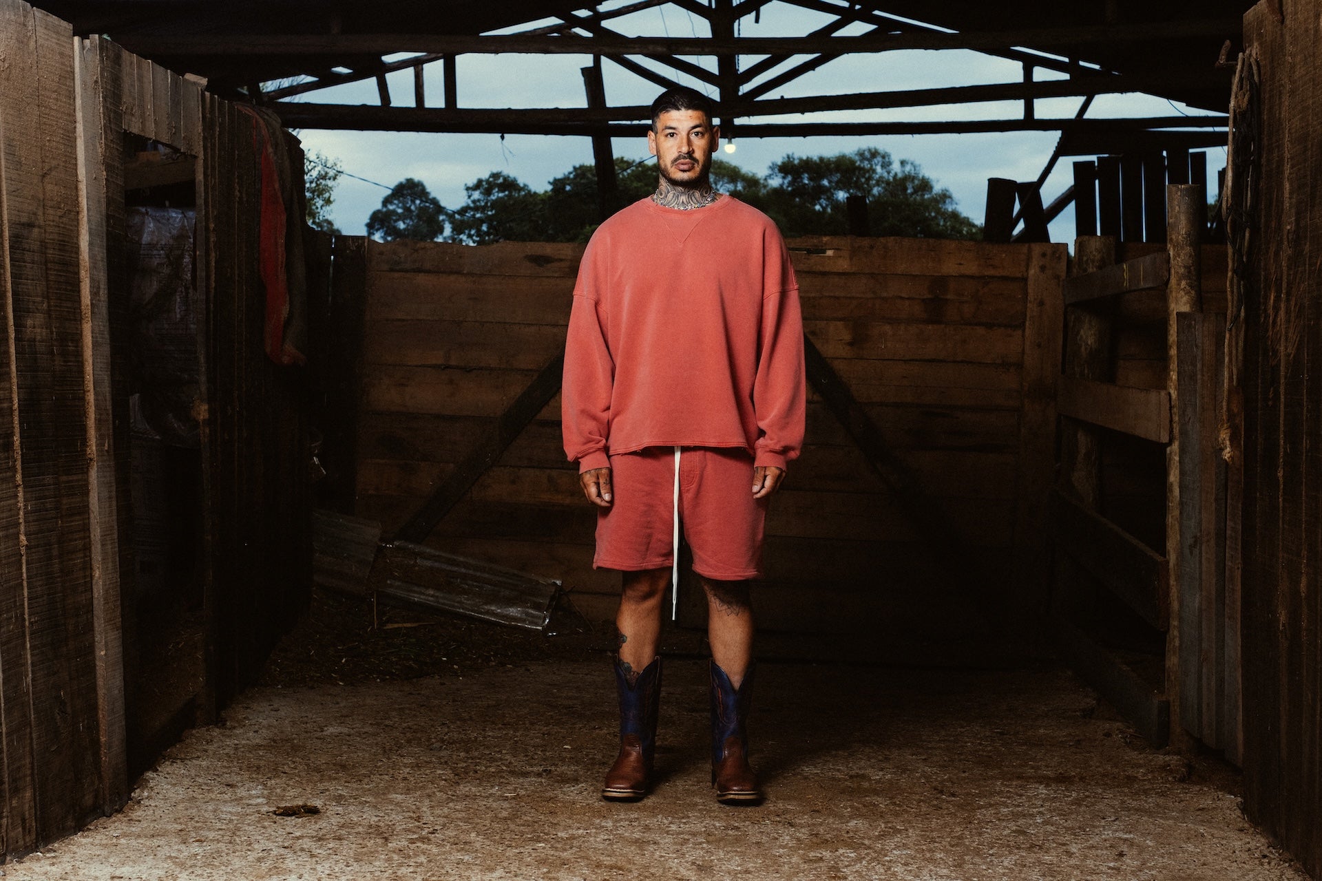 Crewneck Rode`o E`C. Red