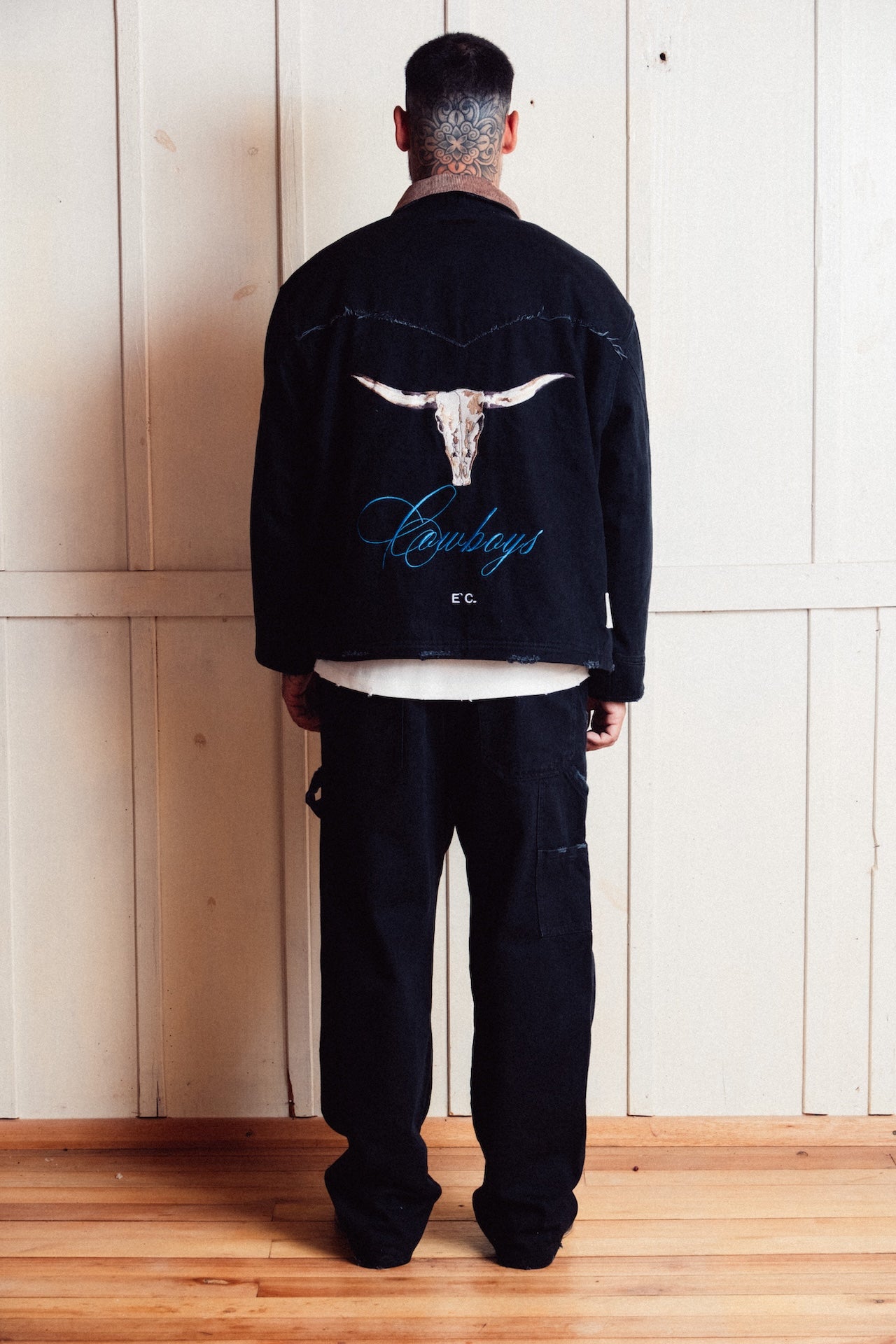 Double Face Jacket Cowboys E`C. Black