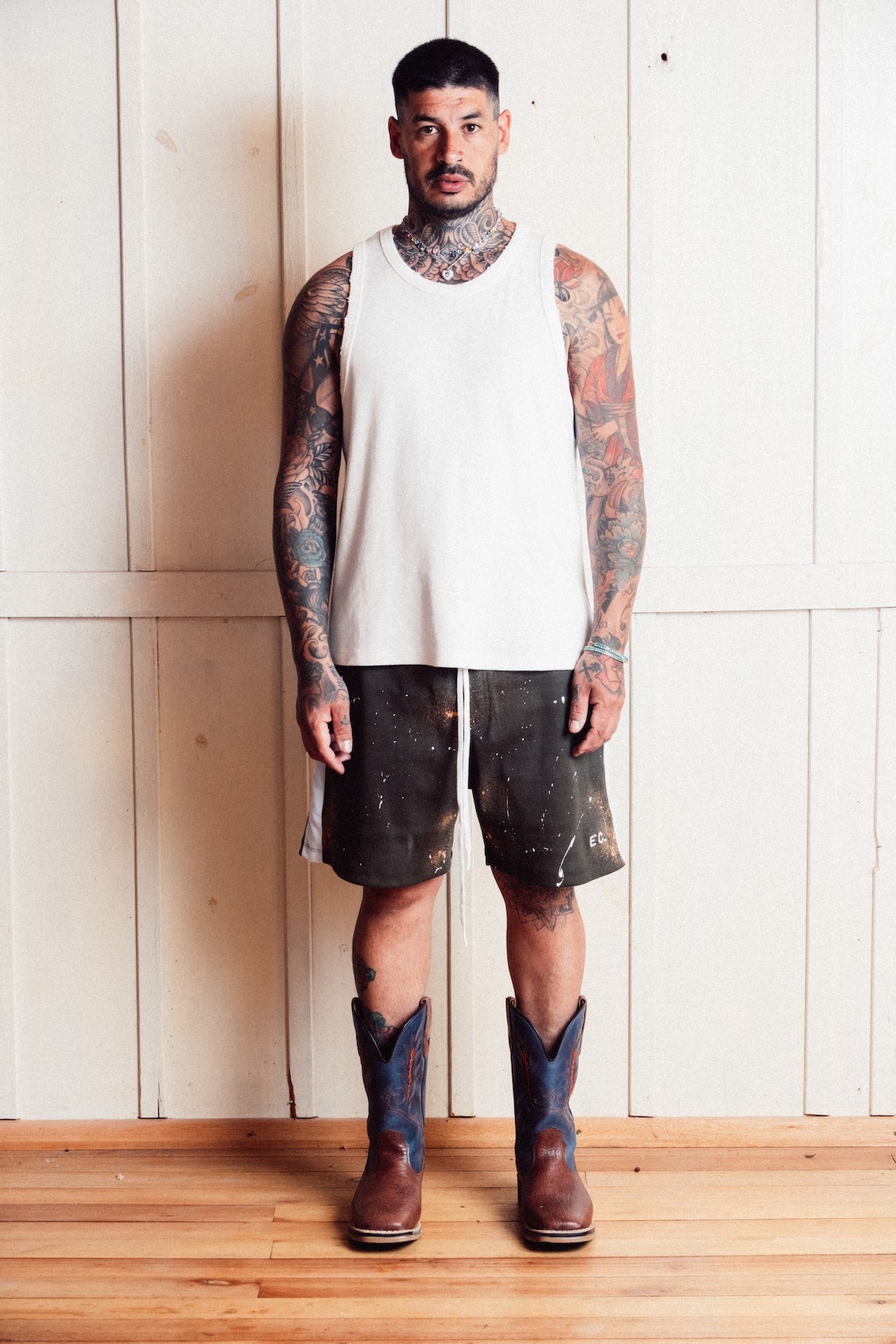 Destroyed Shorts E’C. Green