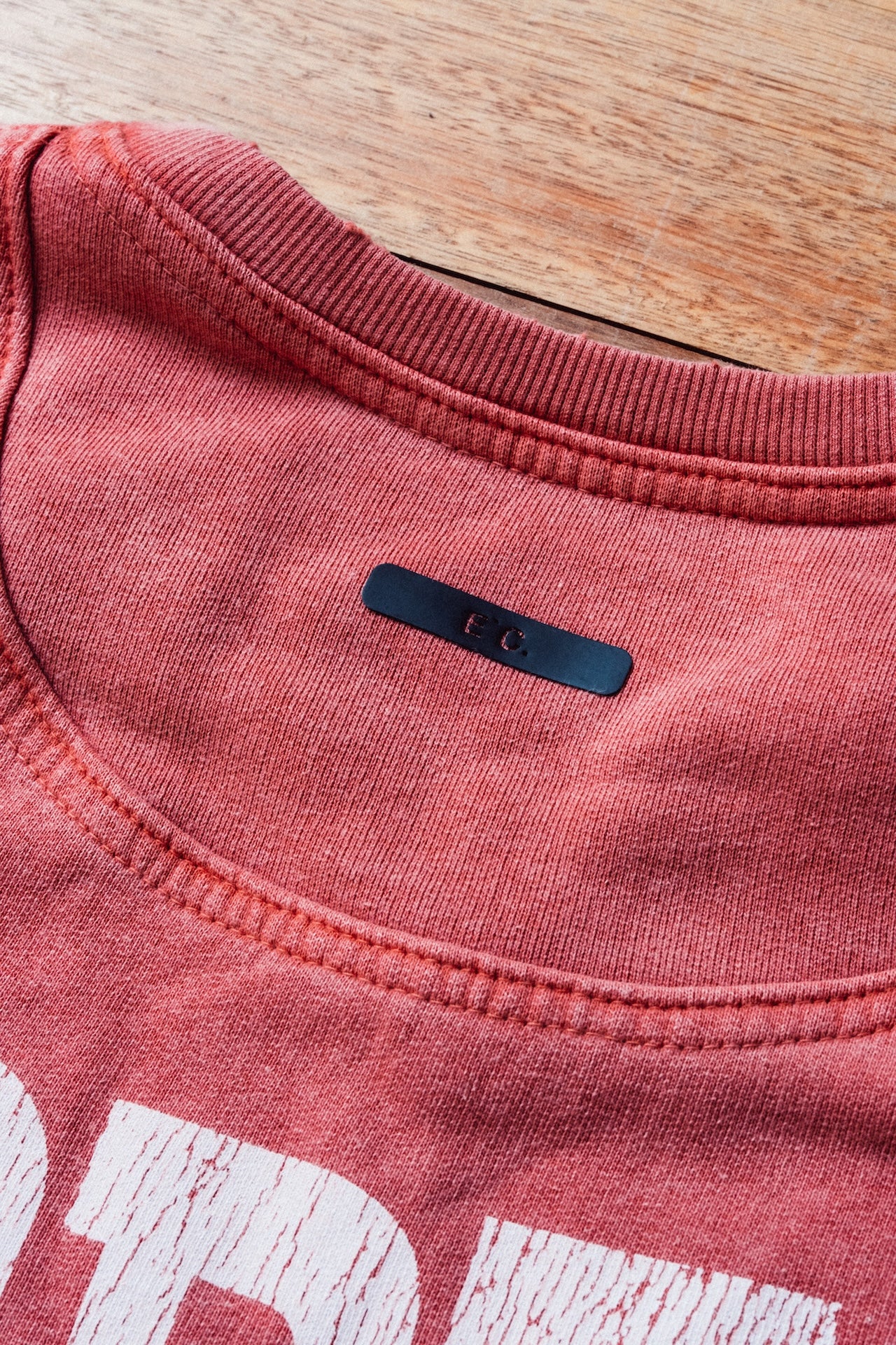 Crewneck Rode`o E`C. Red